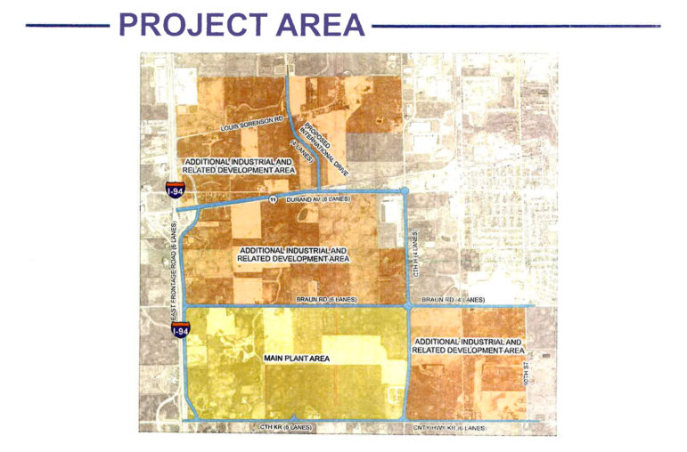 Map of Foxconn plans