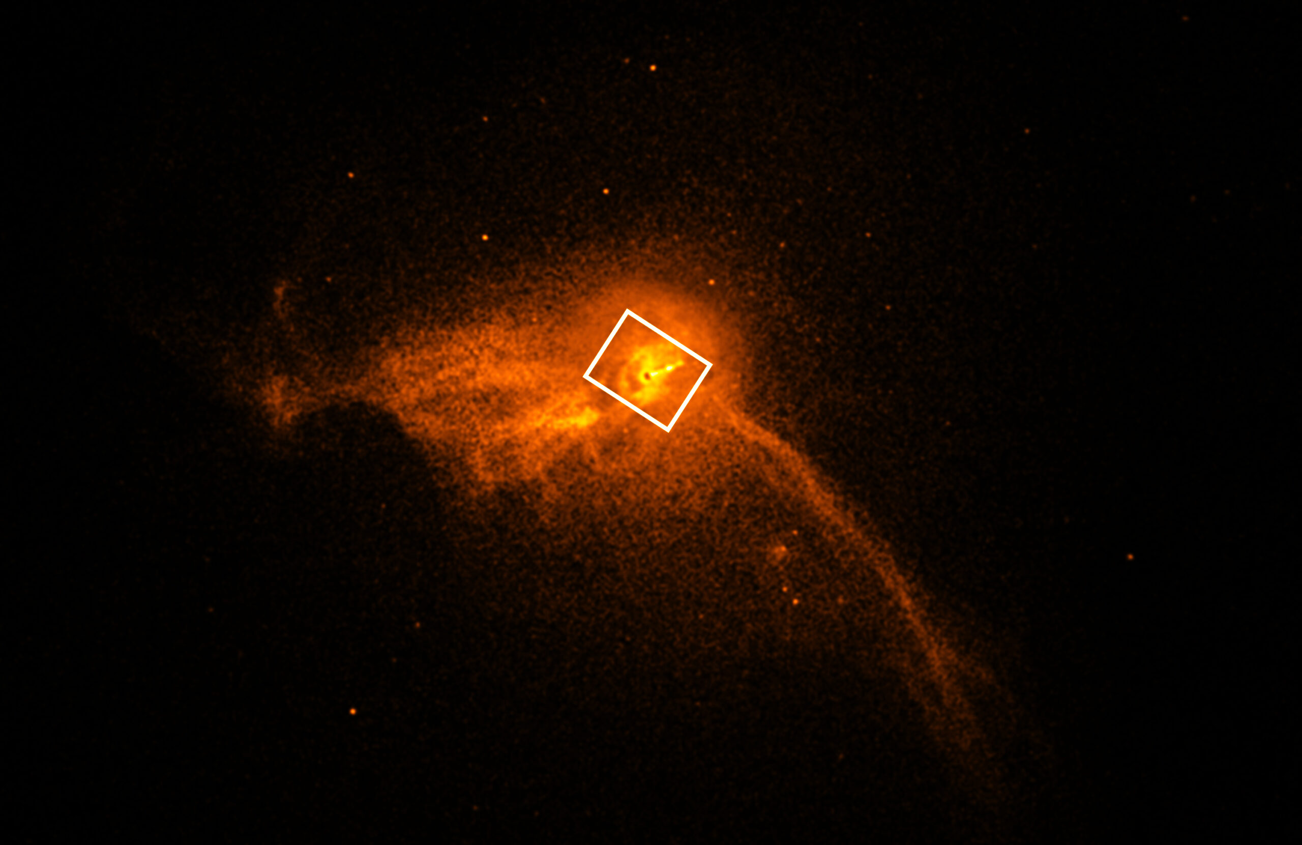 M87 galaxy with black hole
