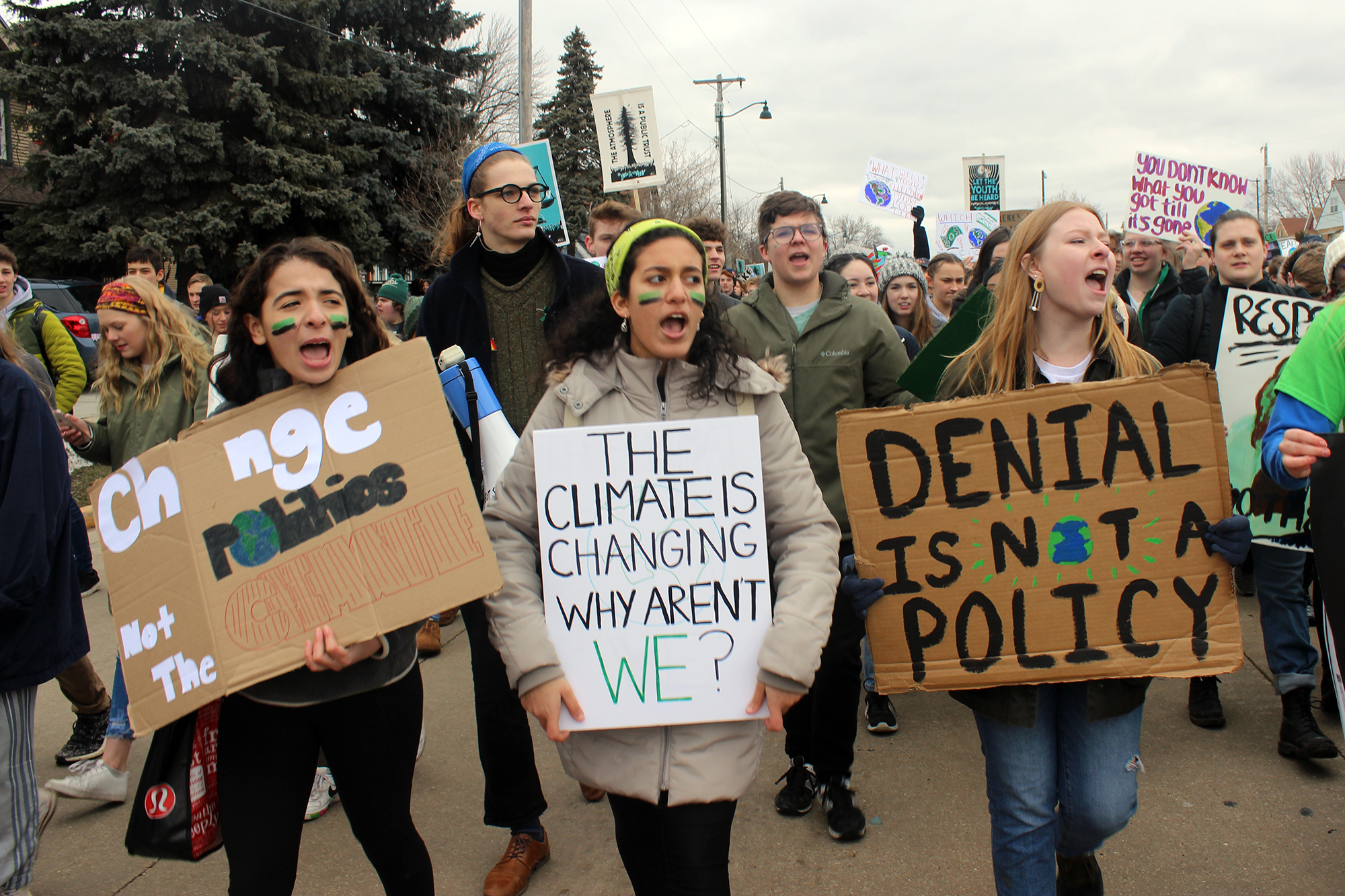 student protest on climate change