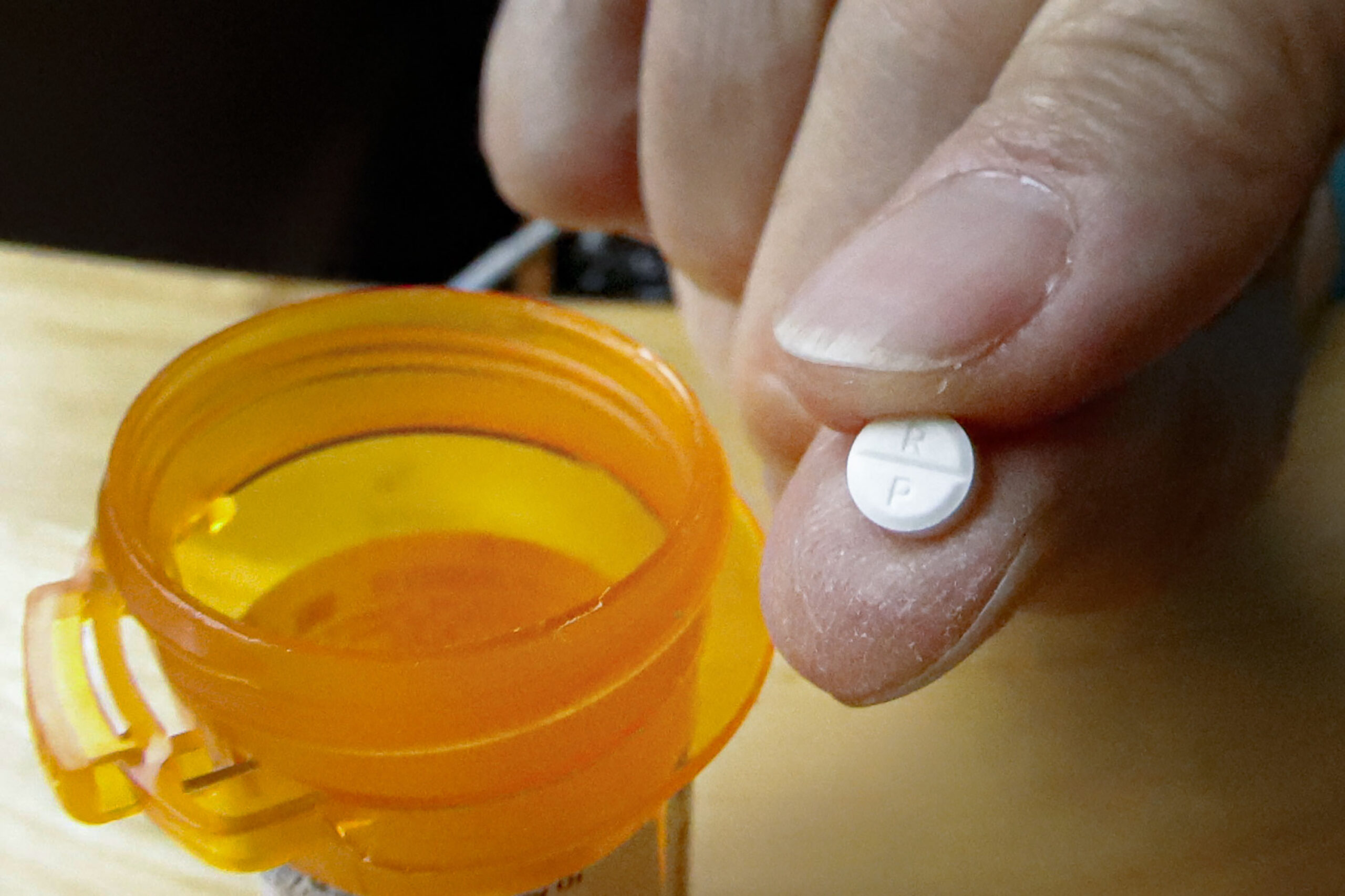 Patient shows Oxycodone prescription