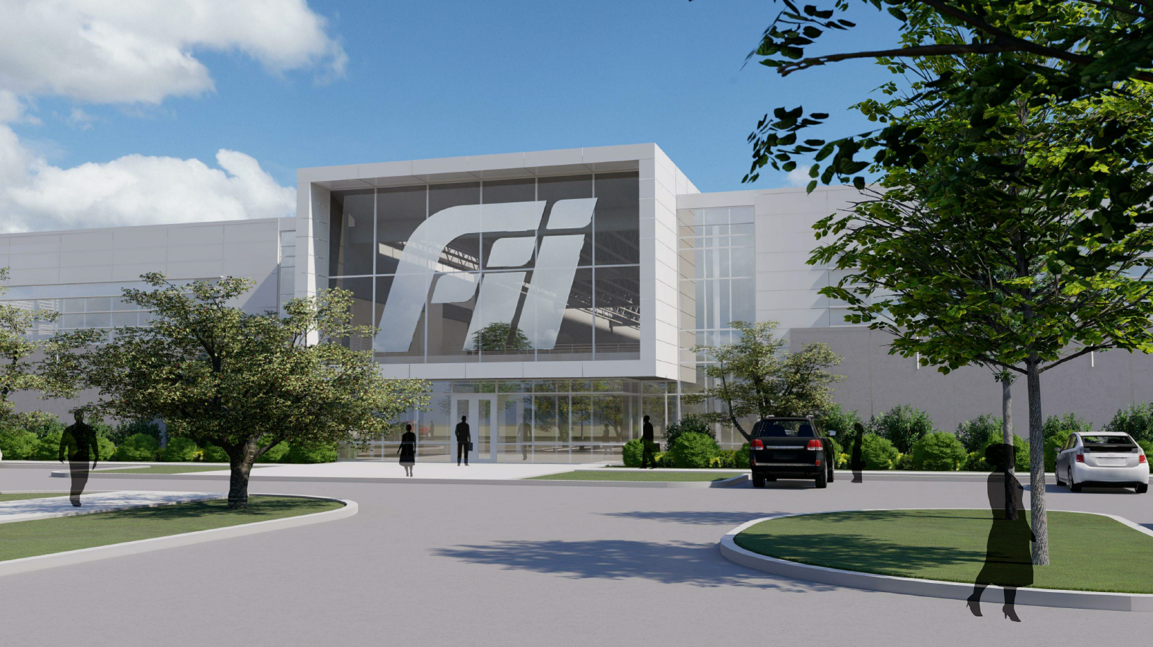 a proposed building on the Foxconn manufacturing campus