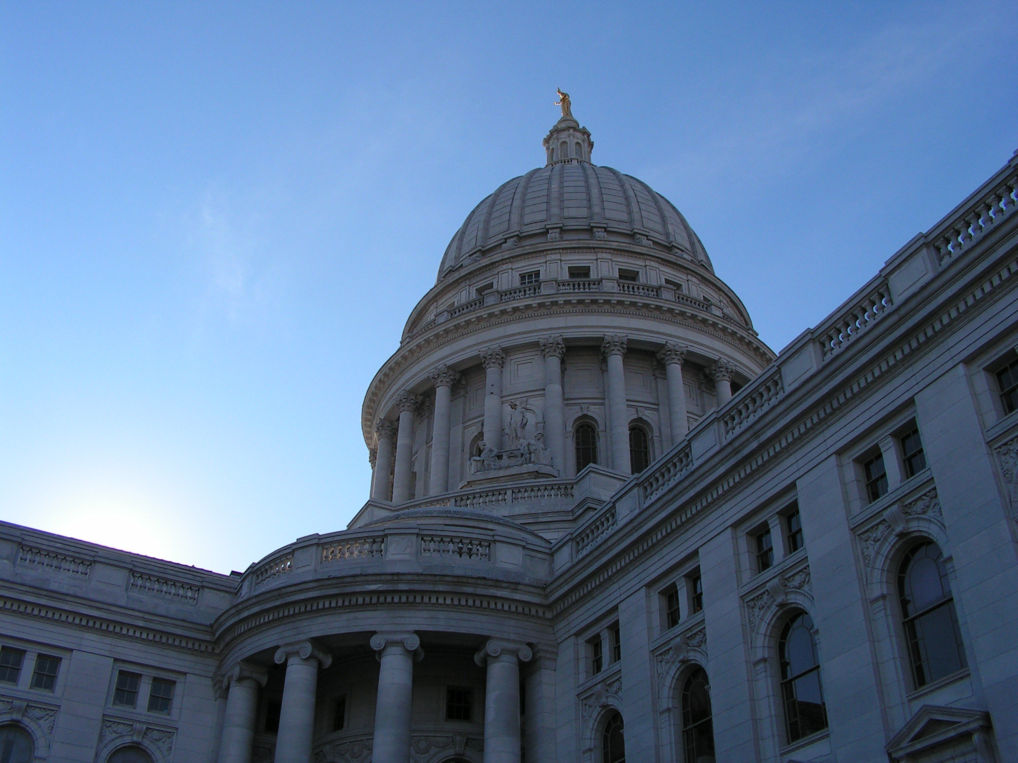 The Wisconsin Capitol building