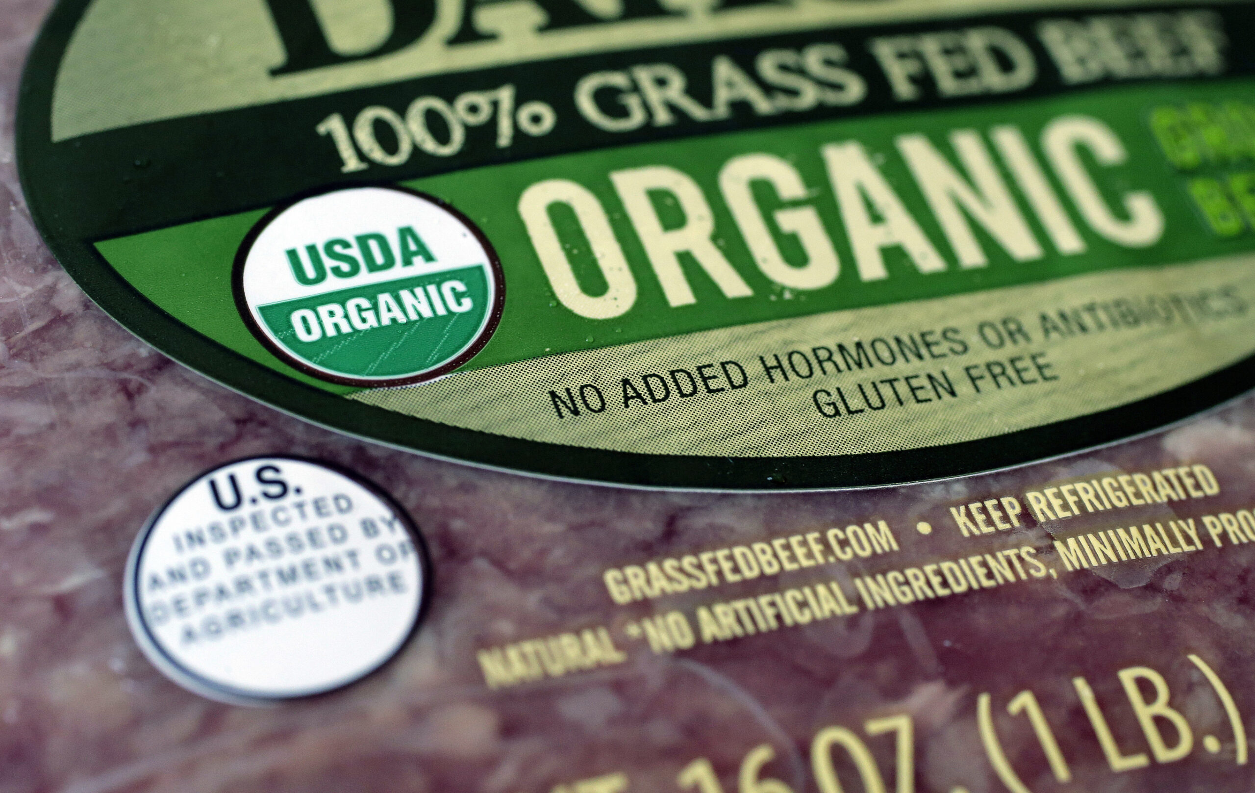USDA organic beef