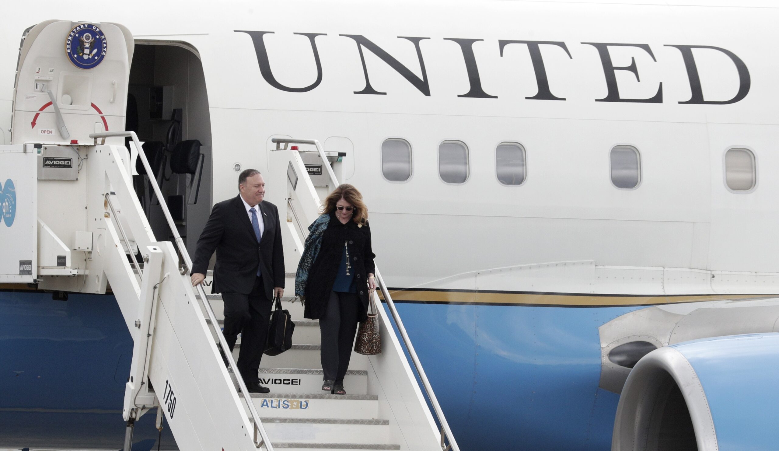 United States Secretary of State Mike Pompeo and his wife Susan Pompeo