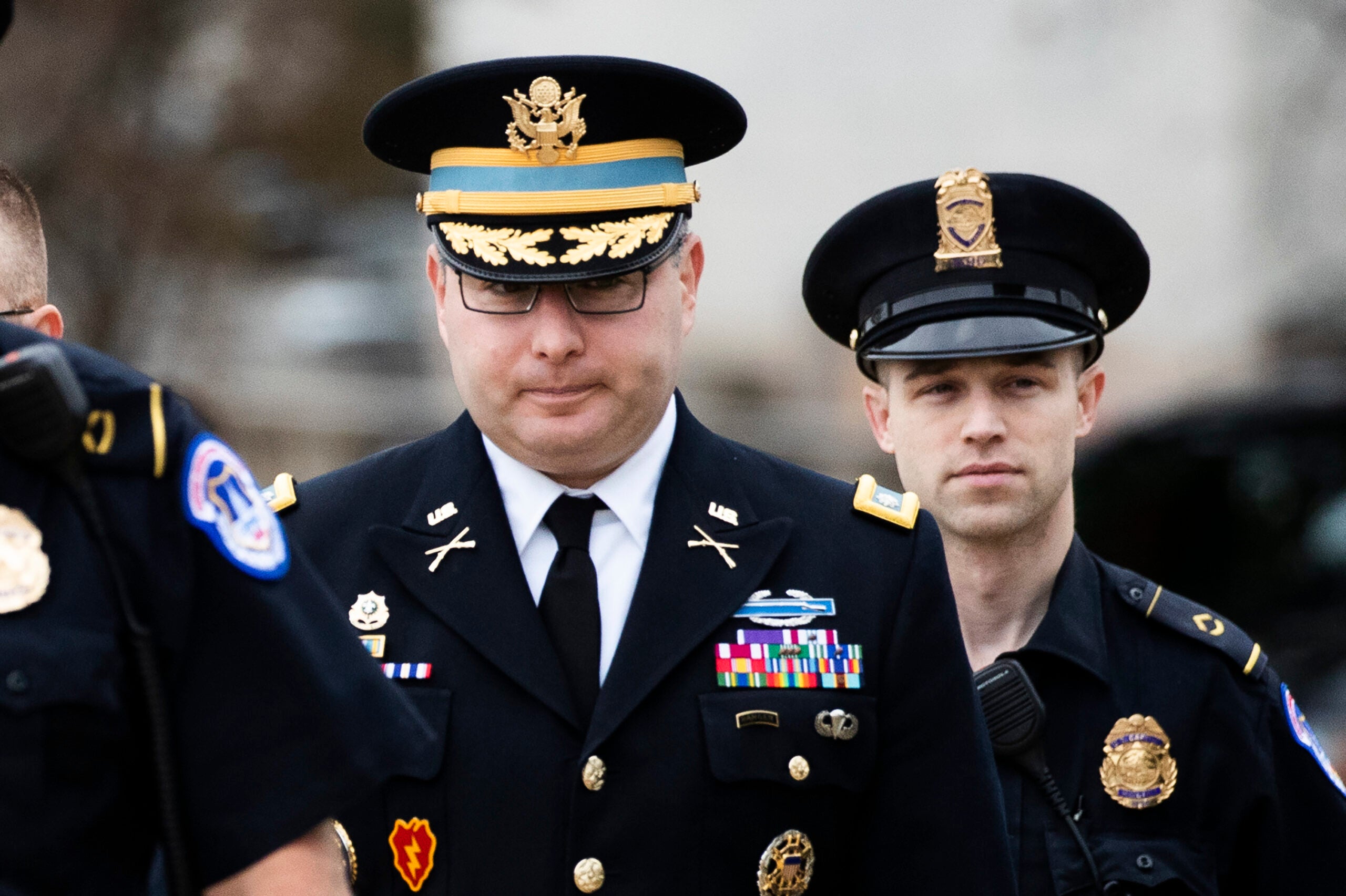 Army Lieutenant Colonel Alexander Vindman, a military officer at the National Security Council