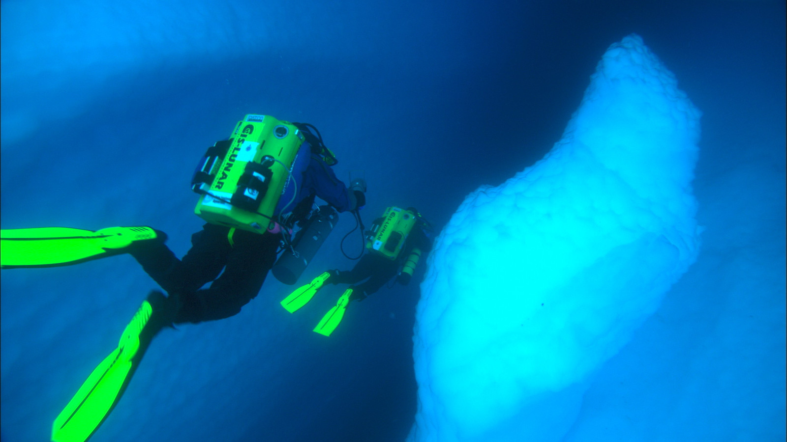 First iceberg cave dive ever completed
