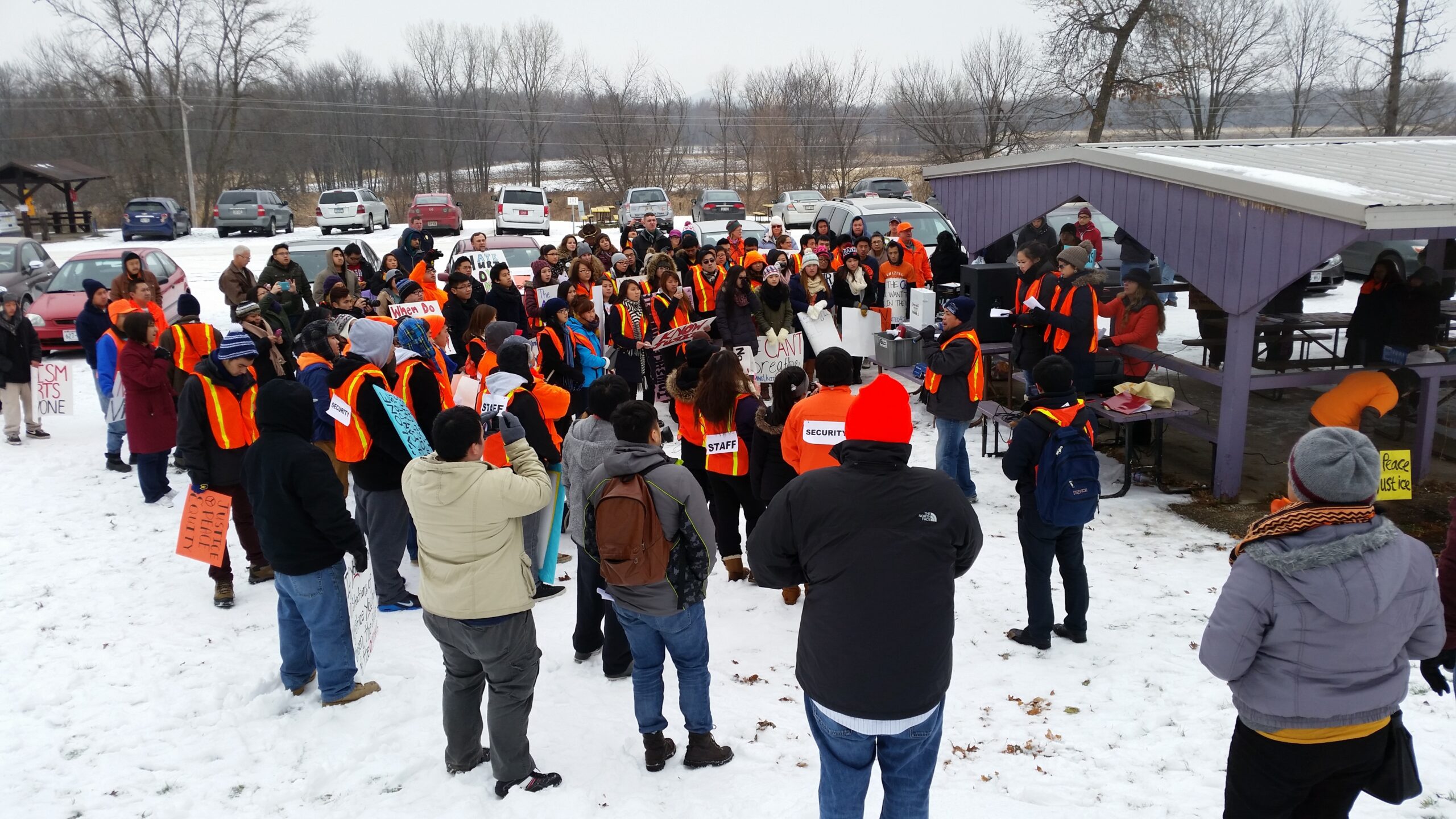 Students March In Western Wisconsin To Decry Attack On Hmong Hunter