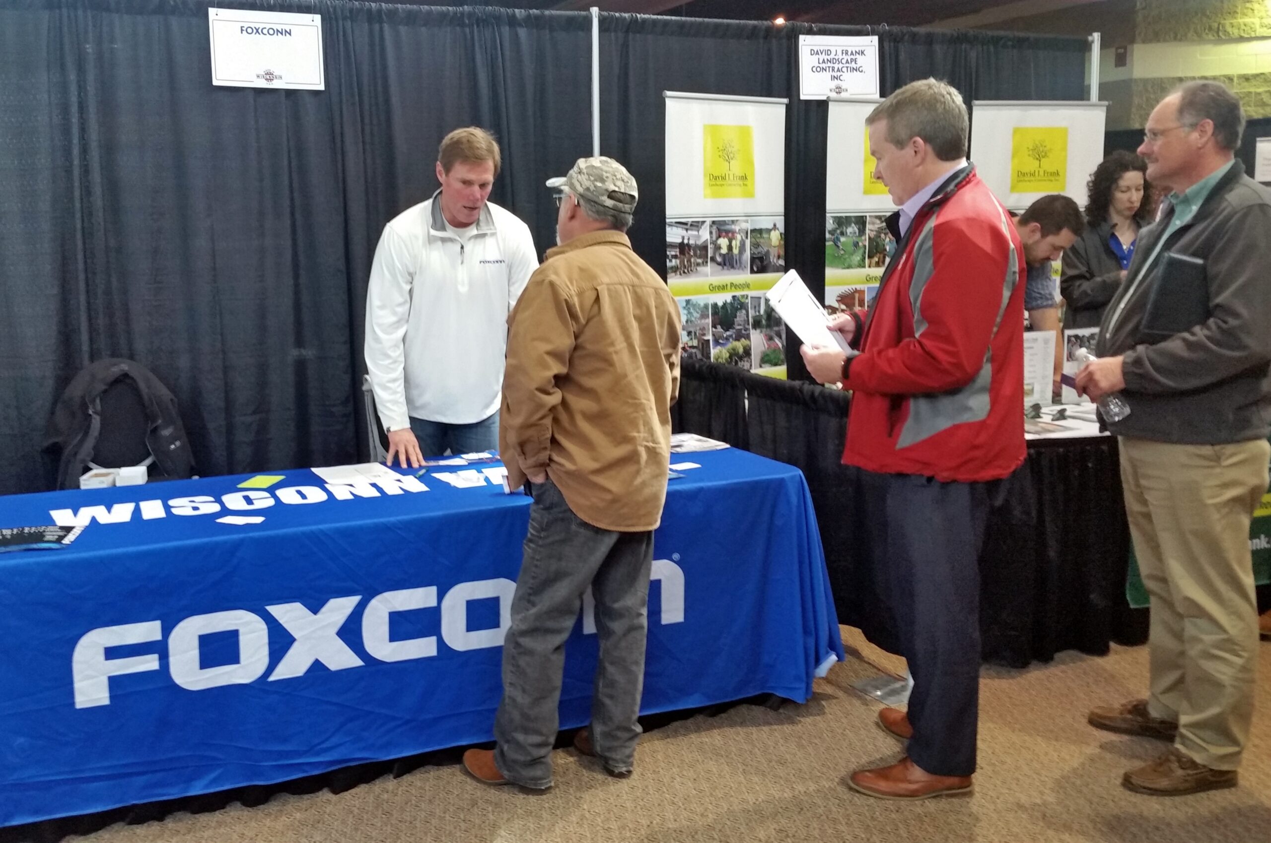 Potential employees at the Wisconn Valley Construction Resource Fair