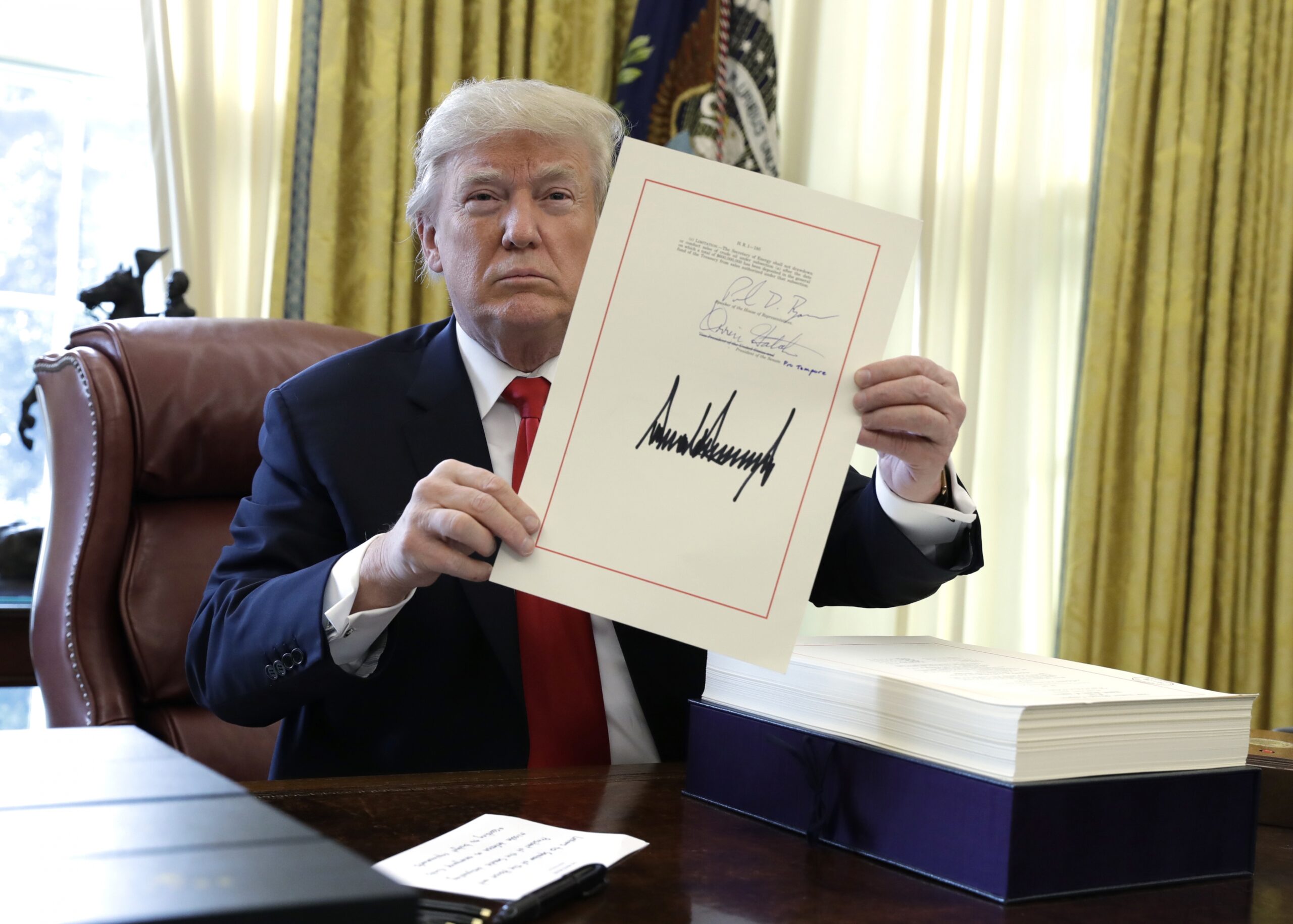 President Trump and the tax bill