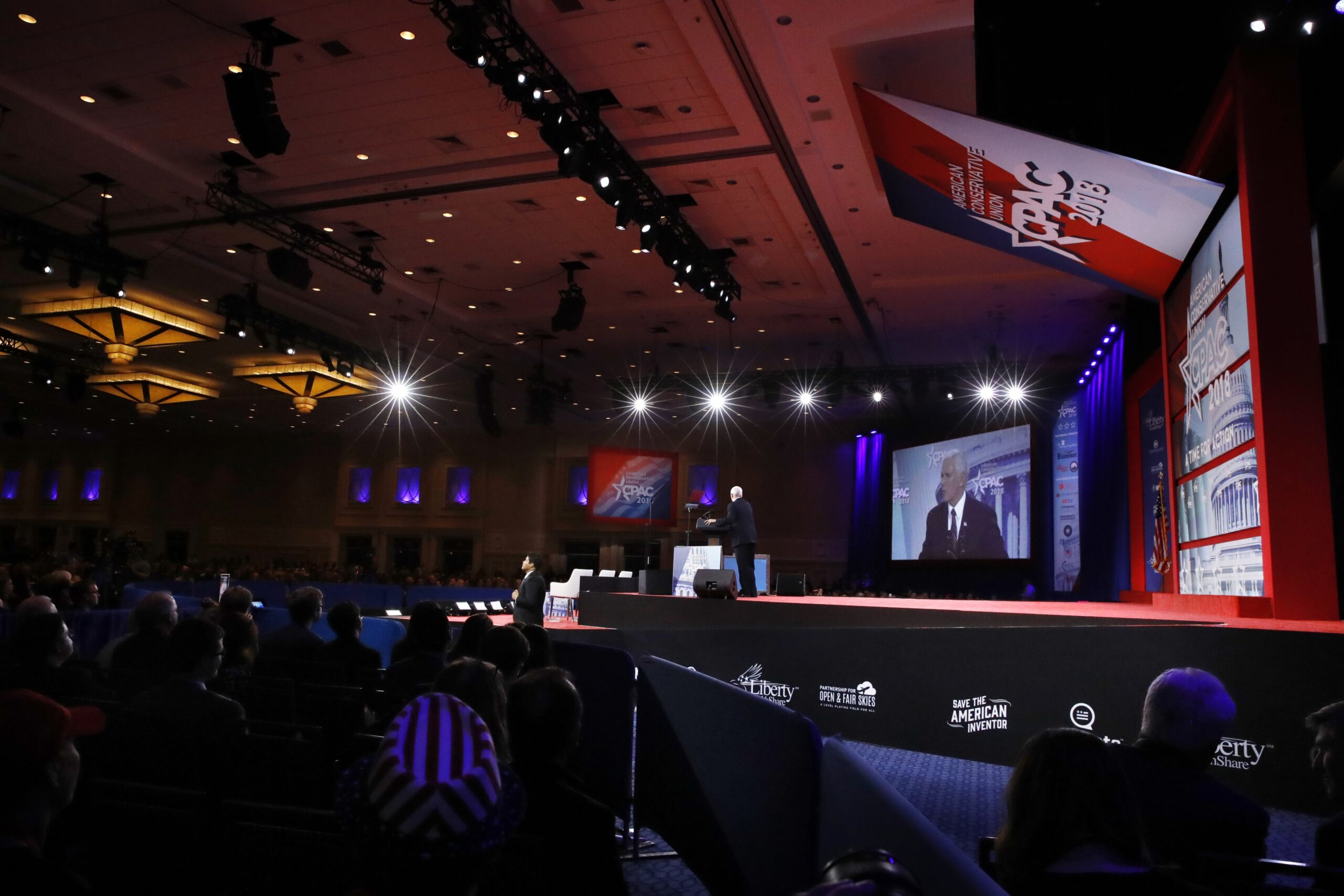 CPAC Conservative Mike Pence Crowd Politics