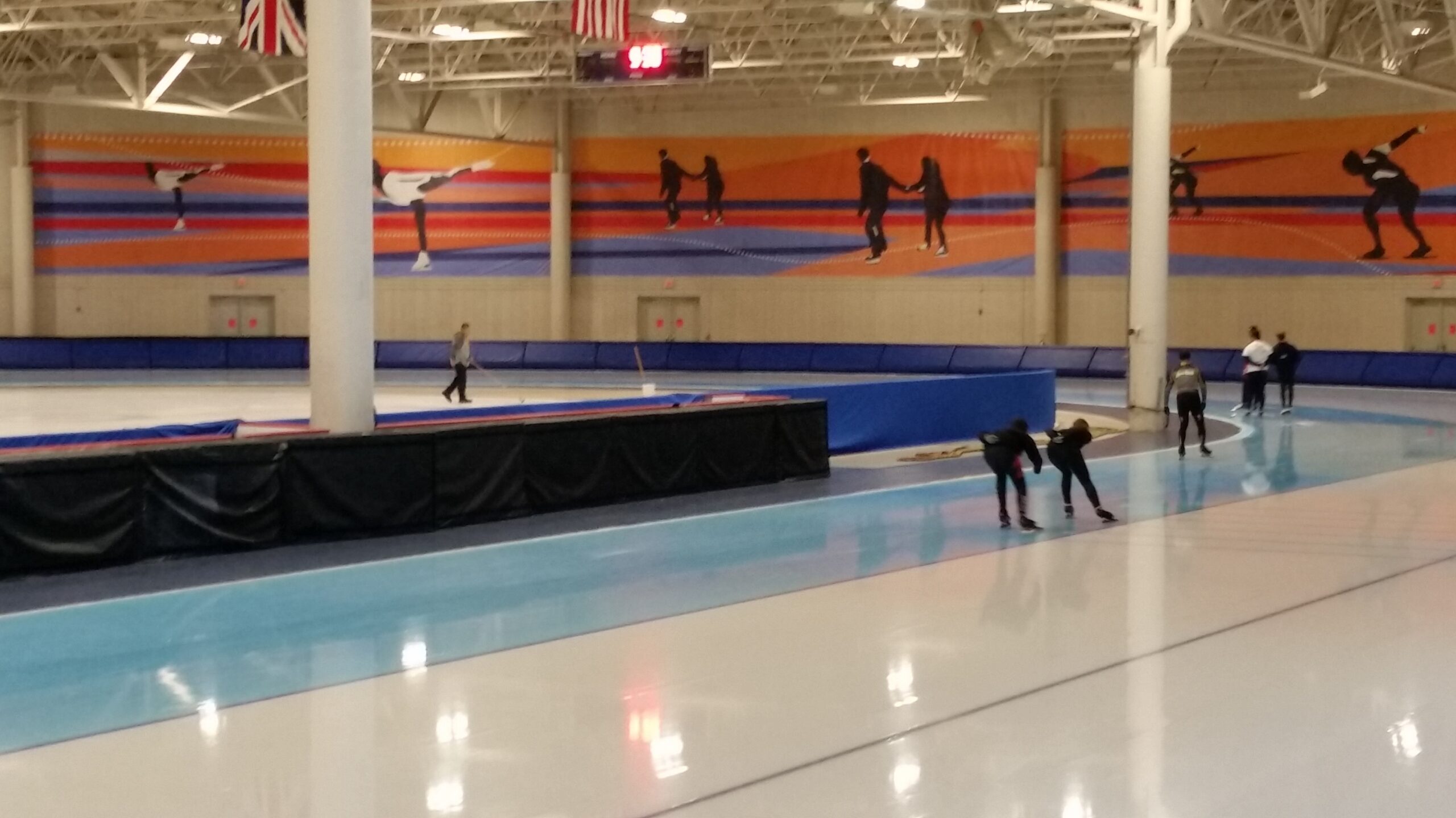 High school speed skaters, Frank Lloyd Wright chair exhibit, Family farm memories