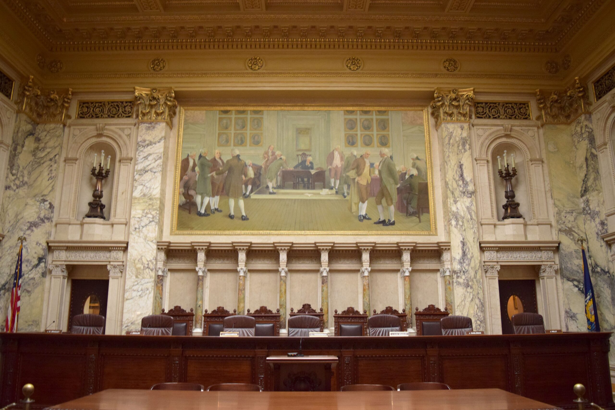 Wisconsin Supreme Court courtroom