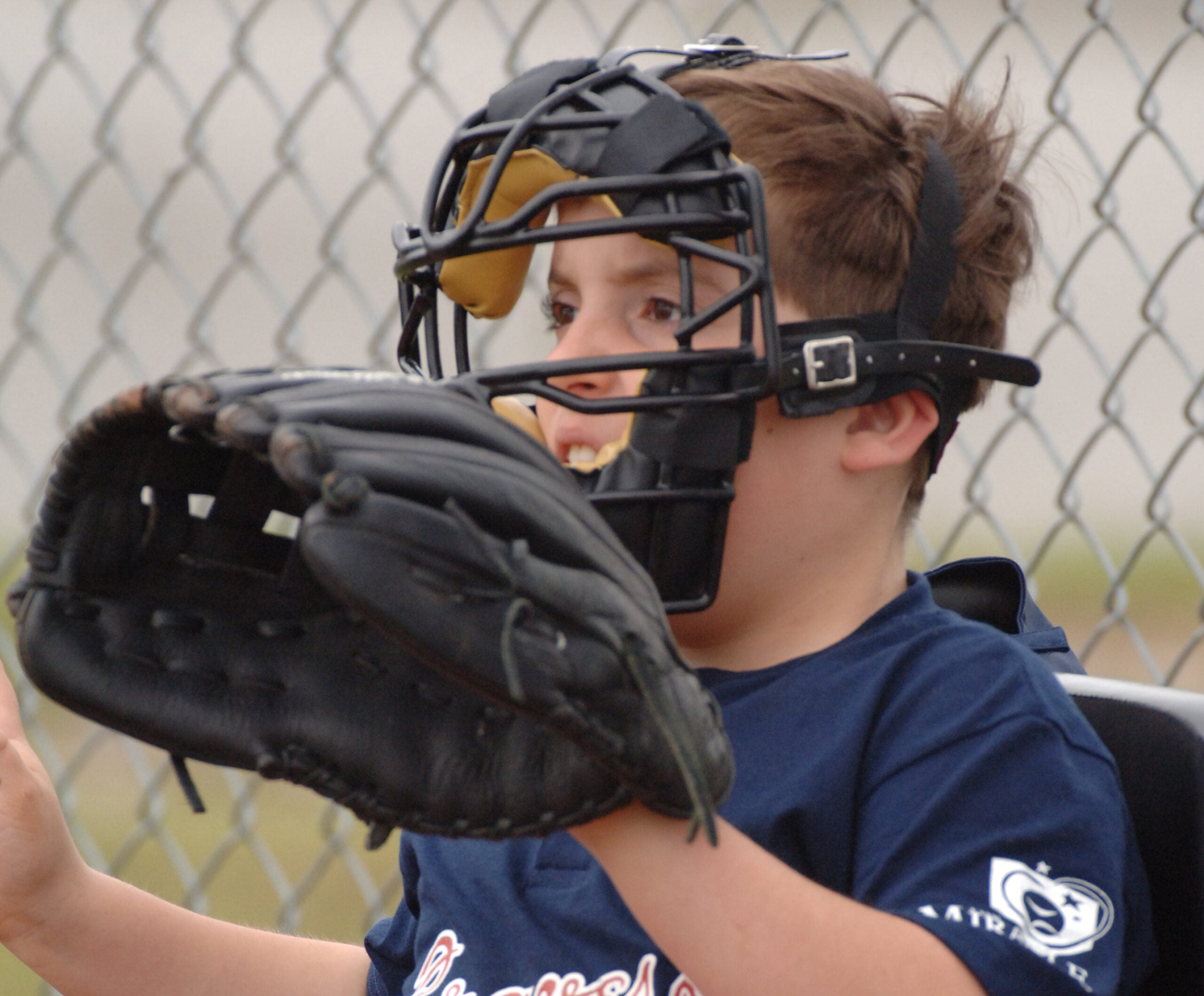 Miracle League catcher.