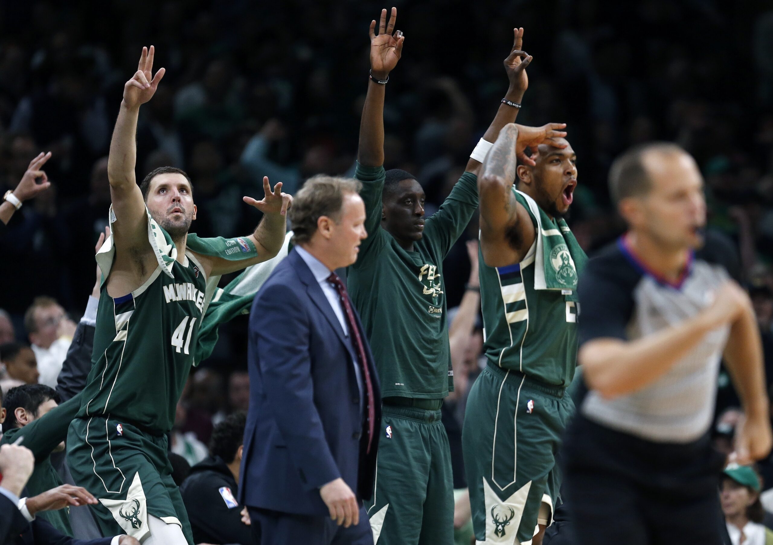 Milwaukee Bucks bench