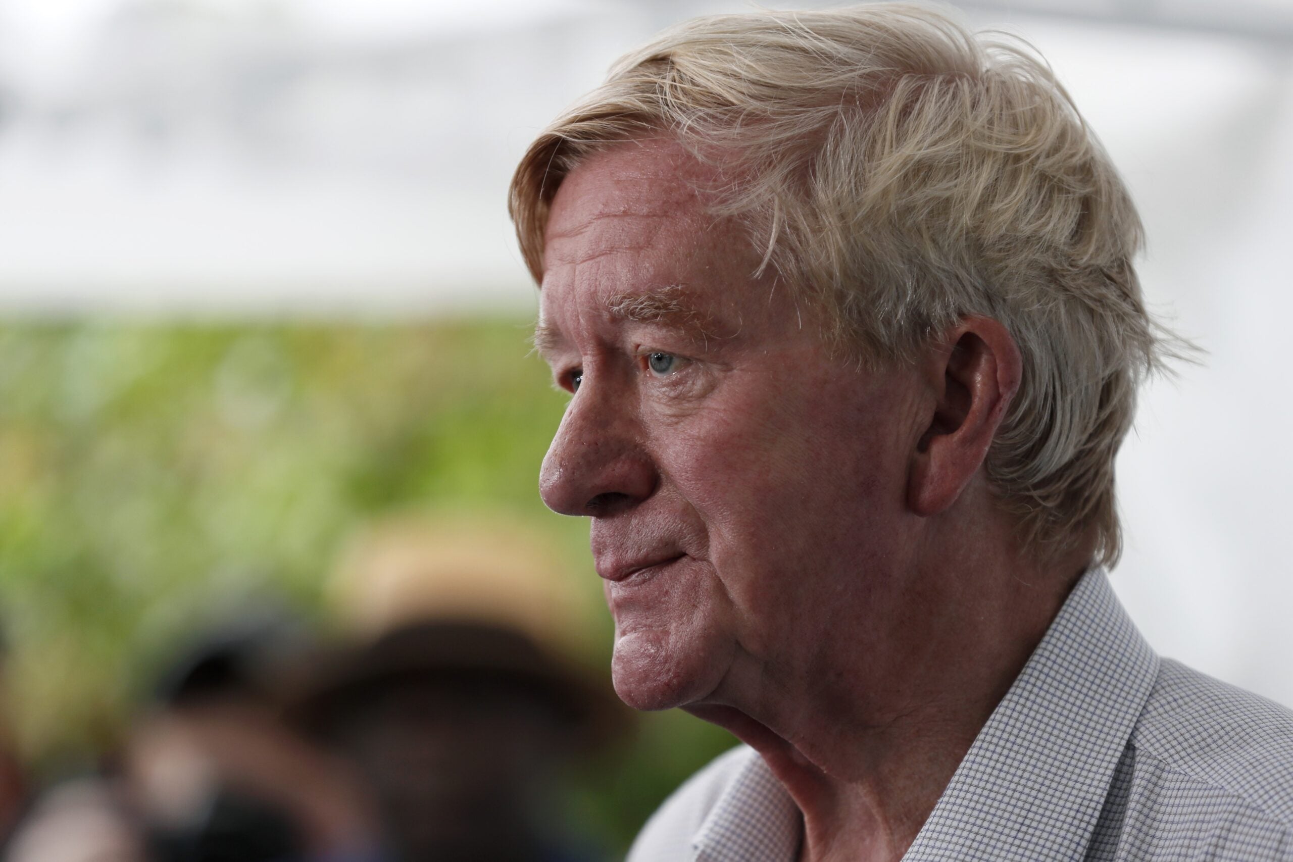 Massachusetts Gov. Bill Weld speaking in Iowa