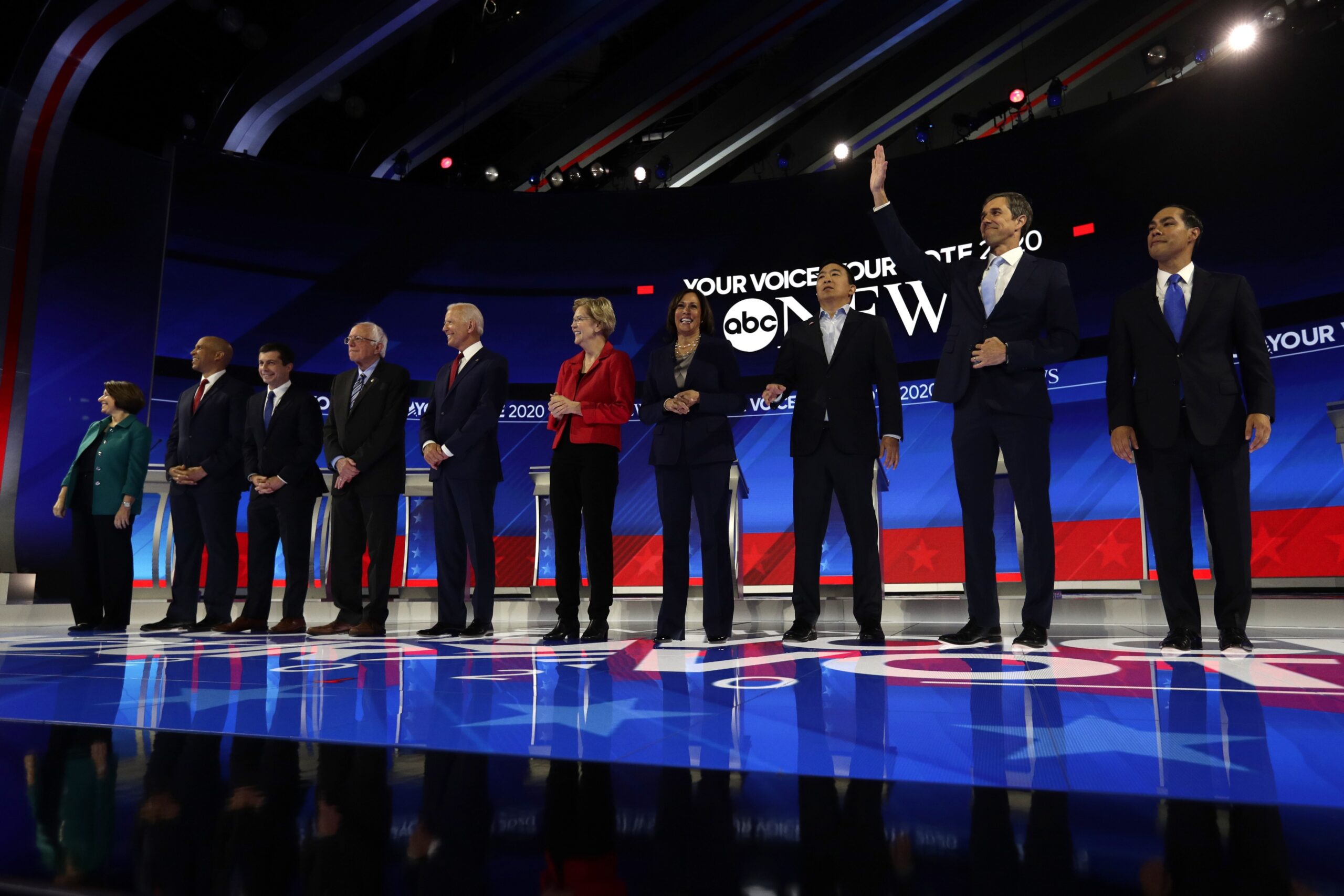 Democratic candidates for president at September 12 debate