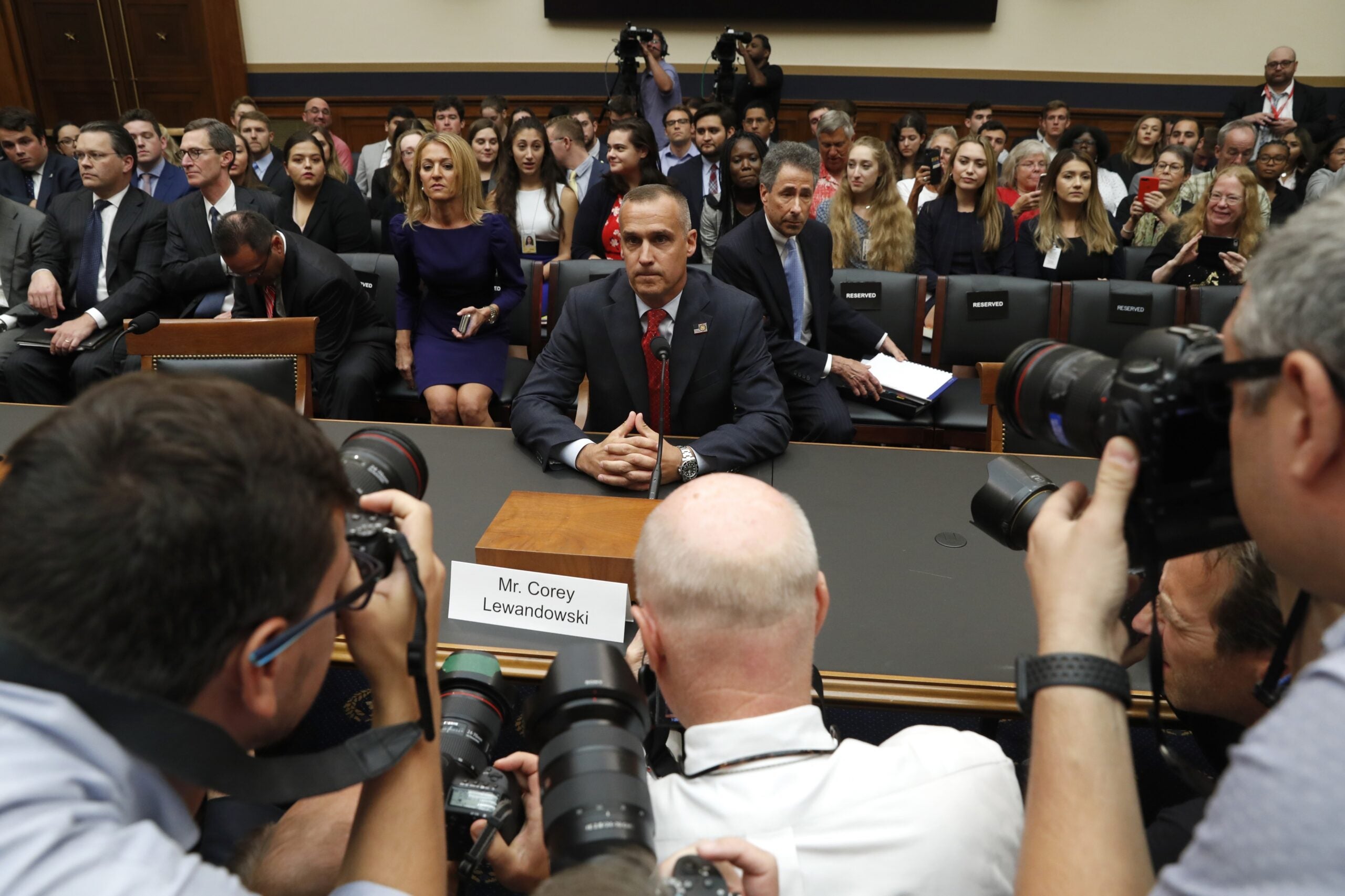 Corey Lewandowski testifies