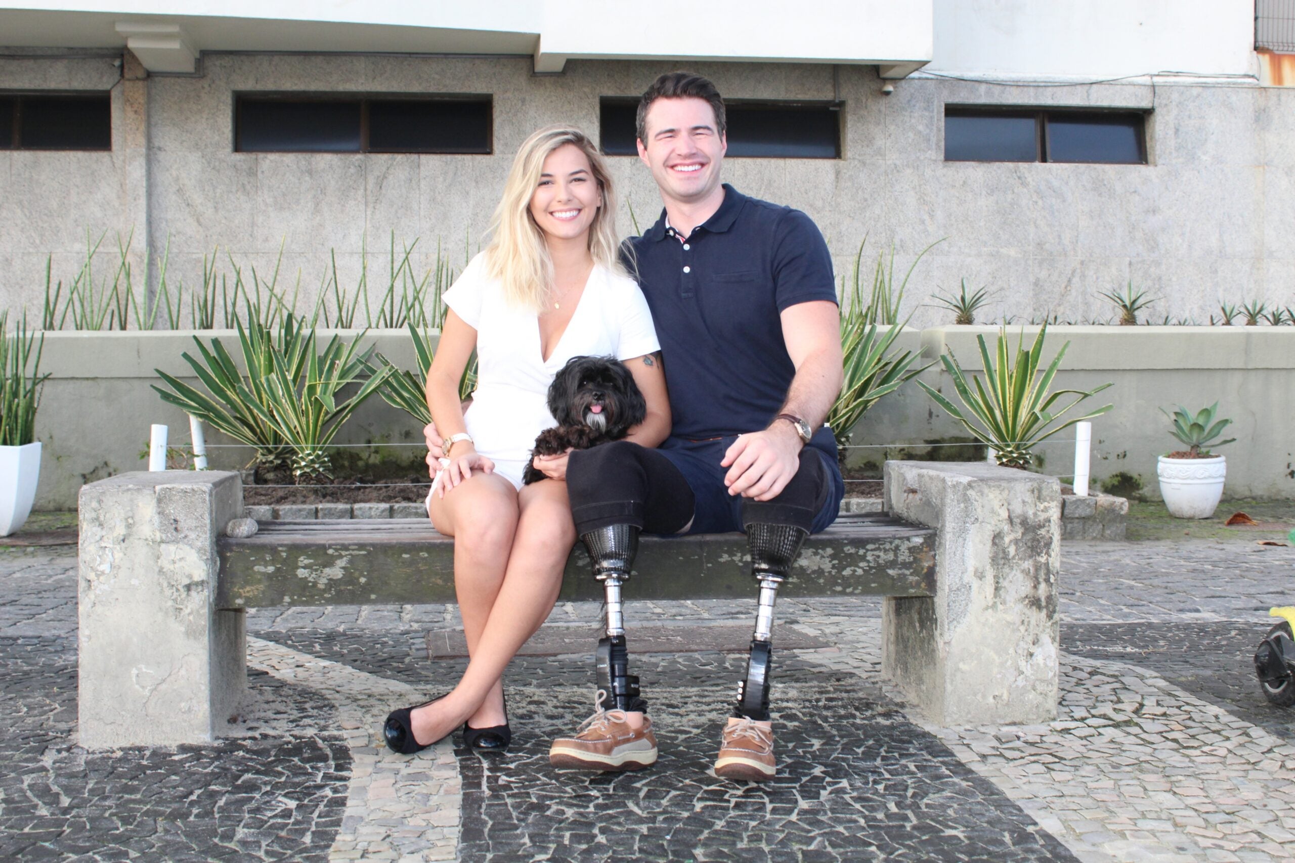 Jason Church with fiancee Bella Barbosa