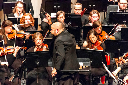 Dr. Andres Moran Conducts the Central Wisconsin Symphony Orchestra