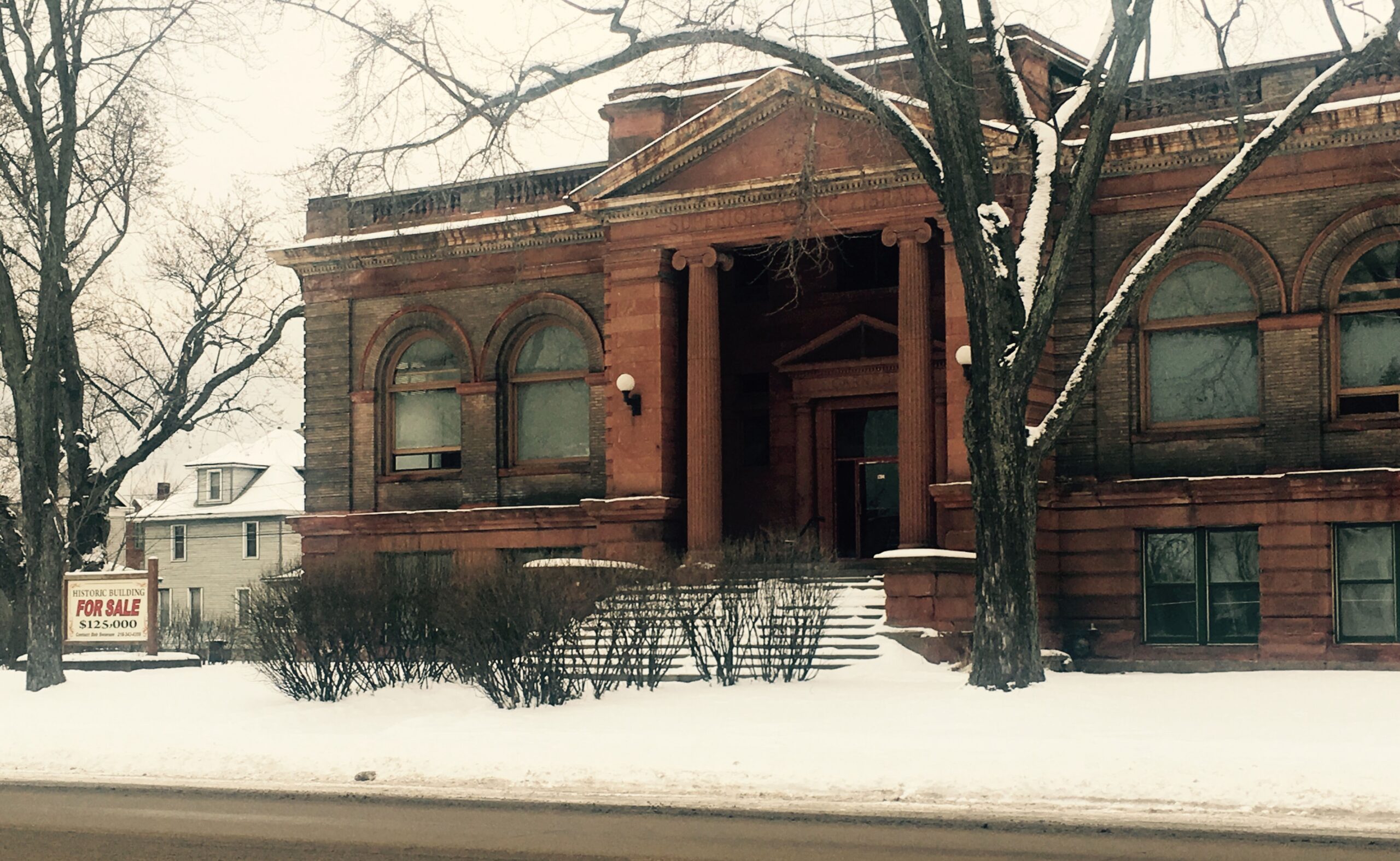 The Carnegie Library on Hammond Avenue in Superior