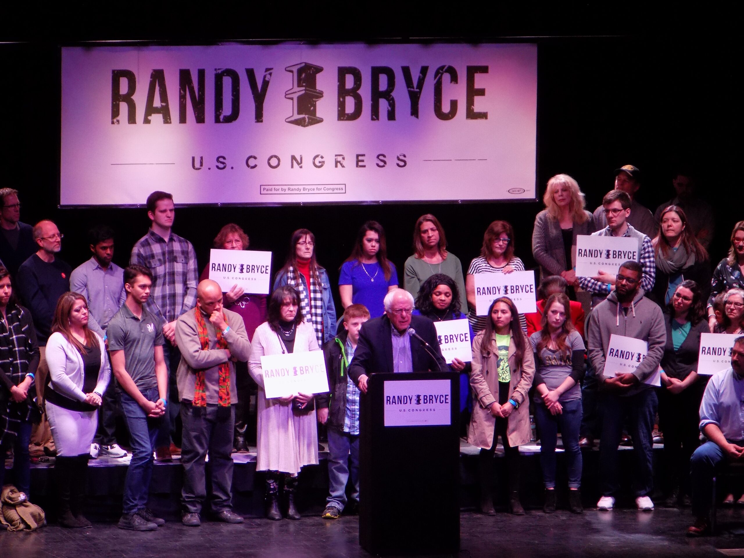 Bernie Sanders Visits Racine To Rally Behind Democratic Challenger To House Speaker Ryan
