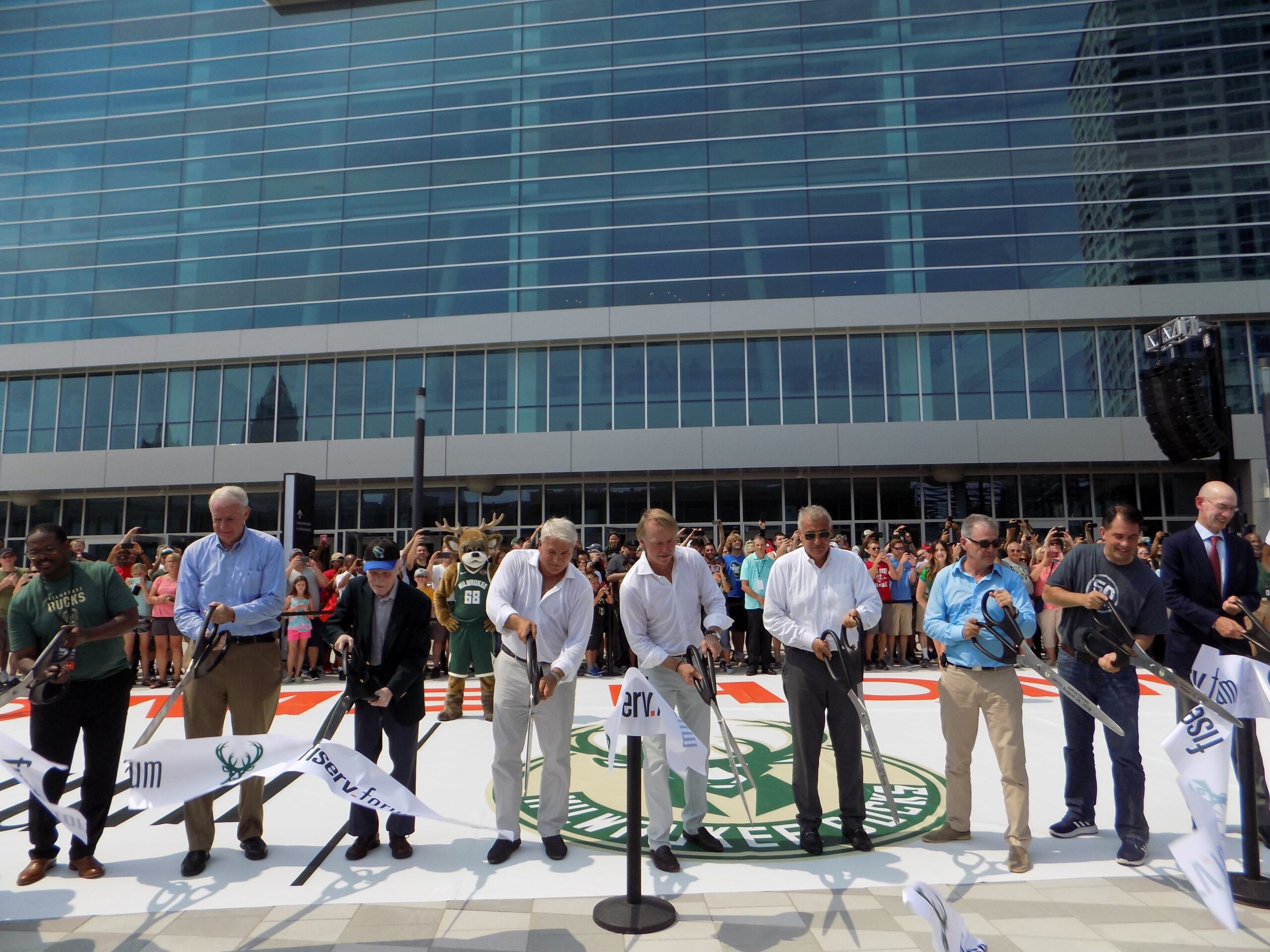 Grand Opening Of Milwaukee Bucks New Arena Attracts Thousands