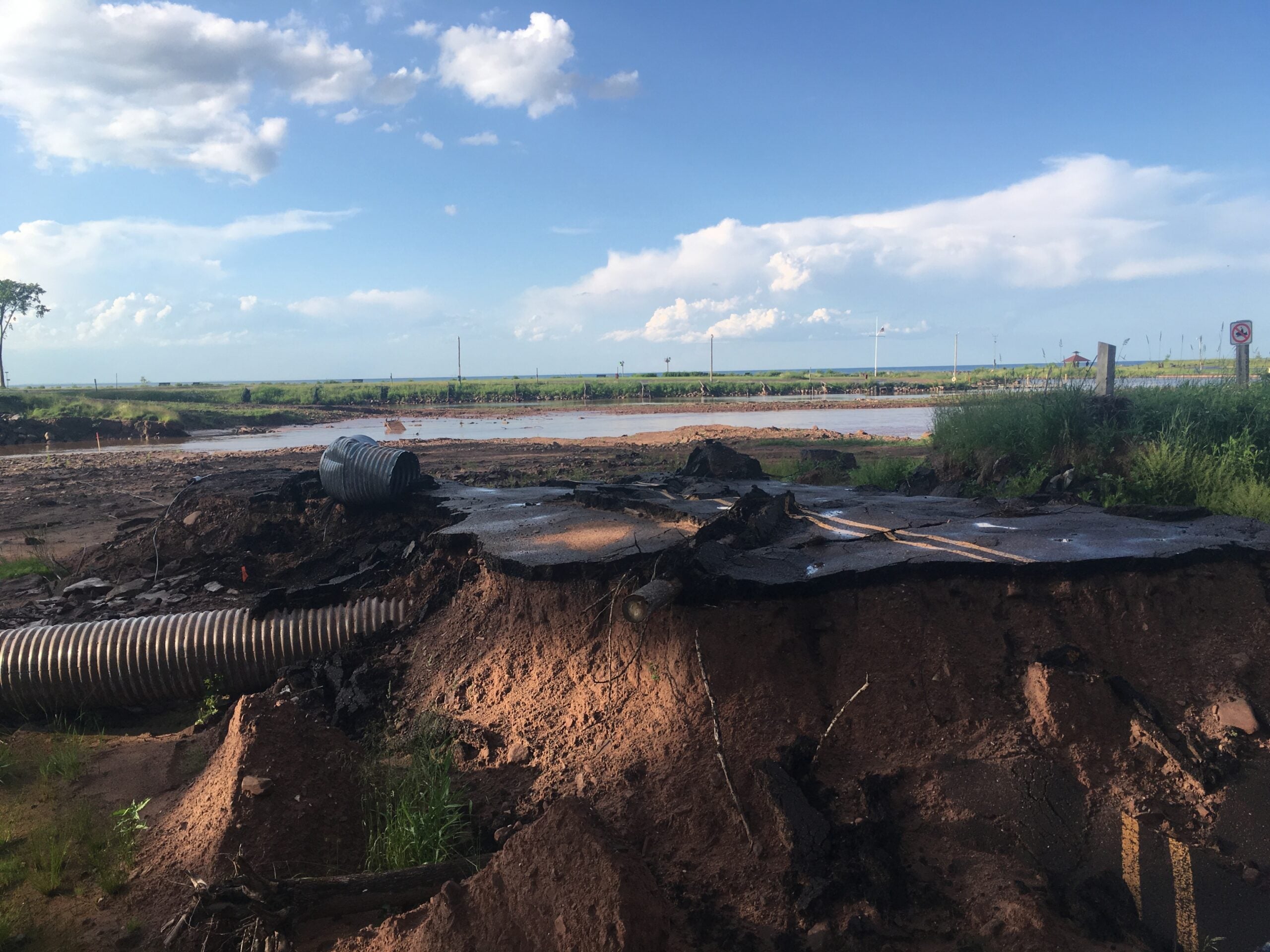 Saxon Harbor's marina and campground