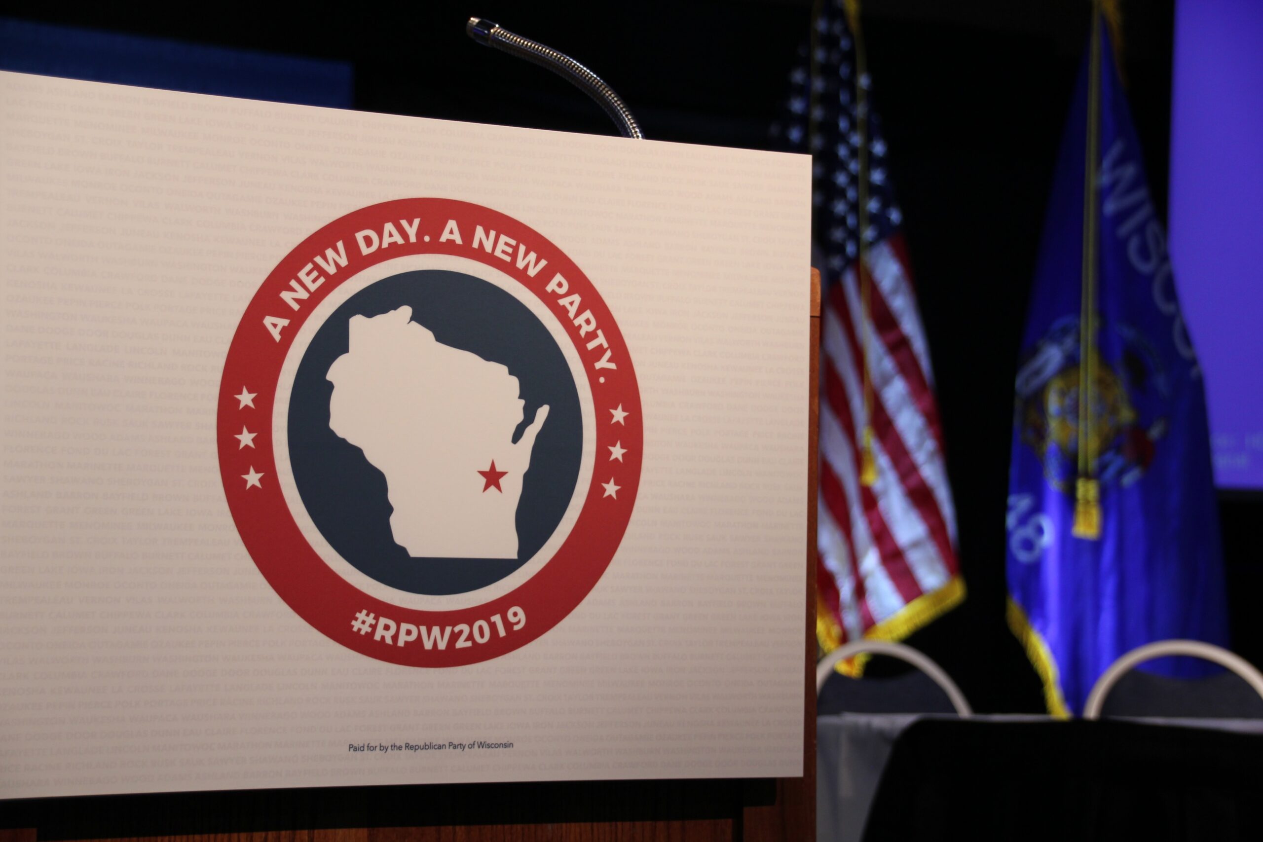2019 Wisconsin Republican Party Convention Stage