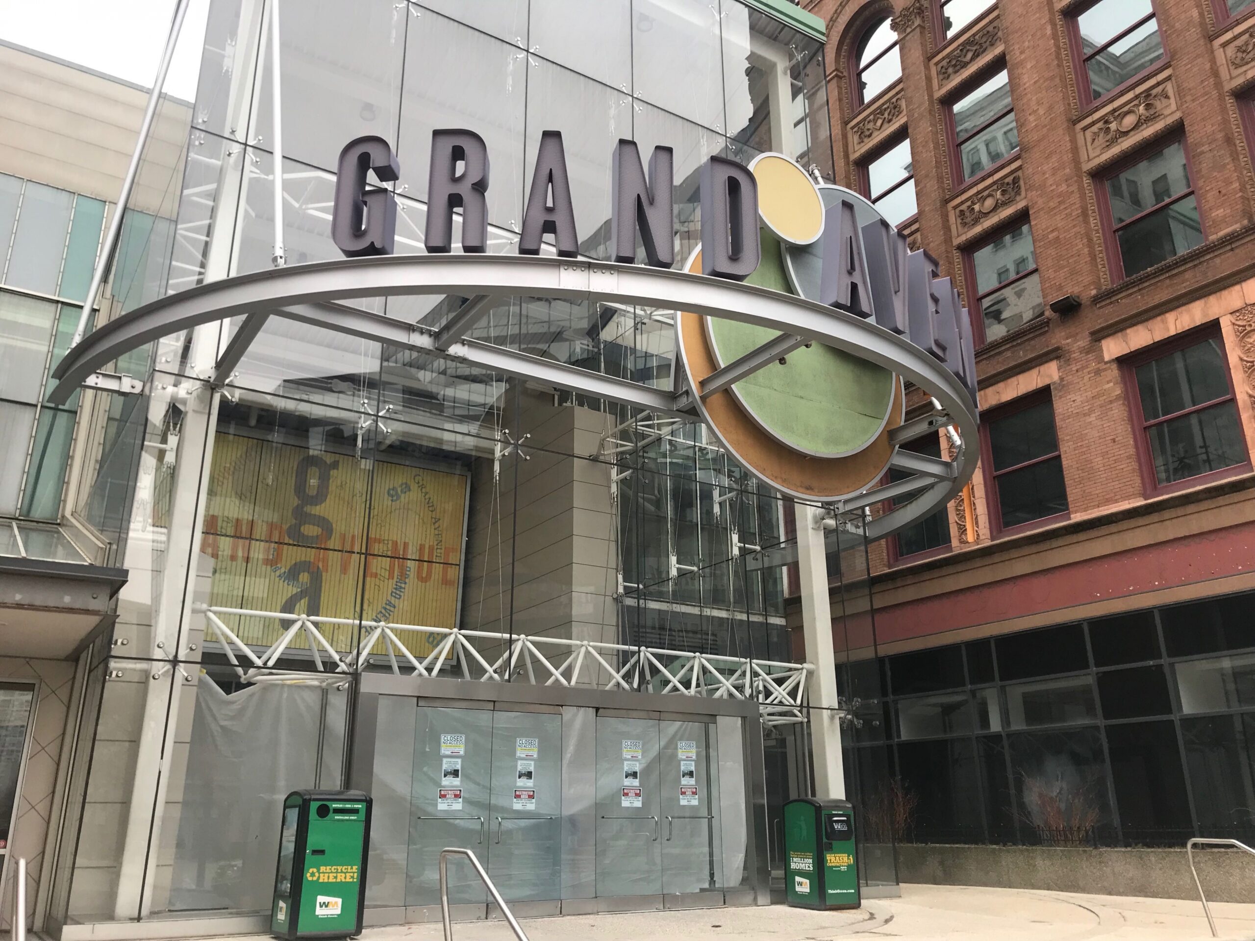 Grand Avenue Mall in downtown Milwaukee