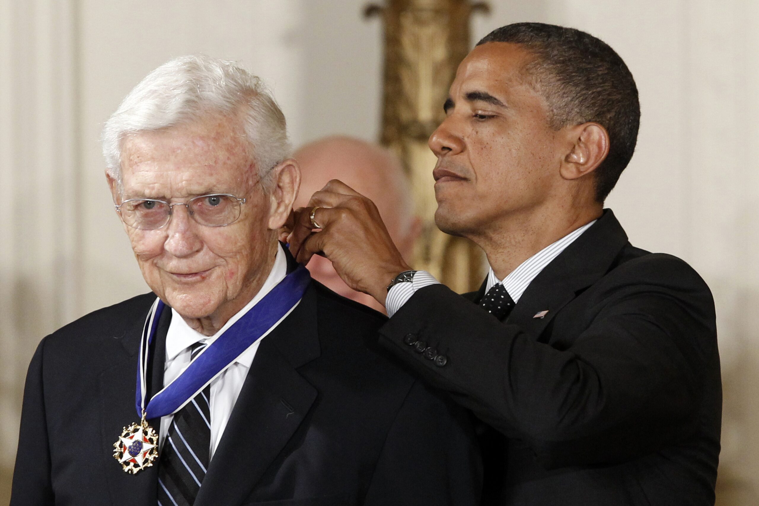 President Barack Obama awards the Medal of Freedom to John Doar