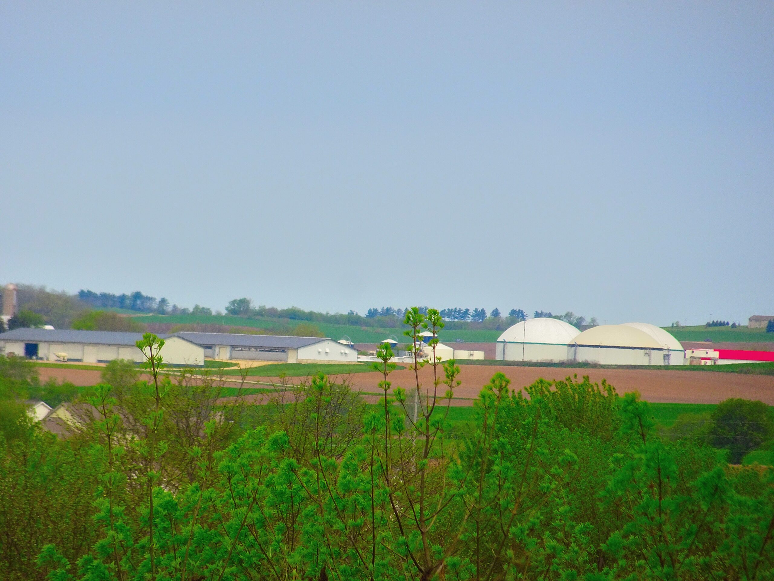 Manure digester north of Waunakee