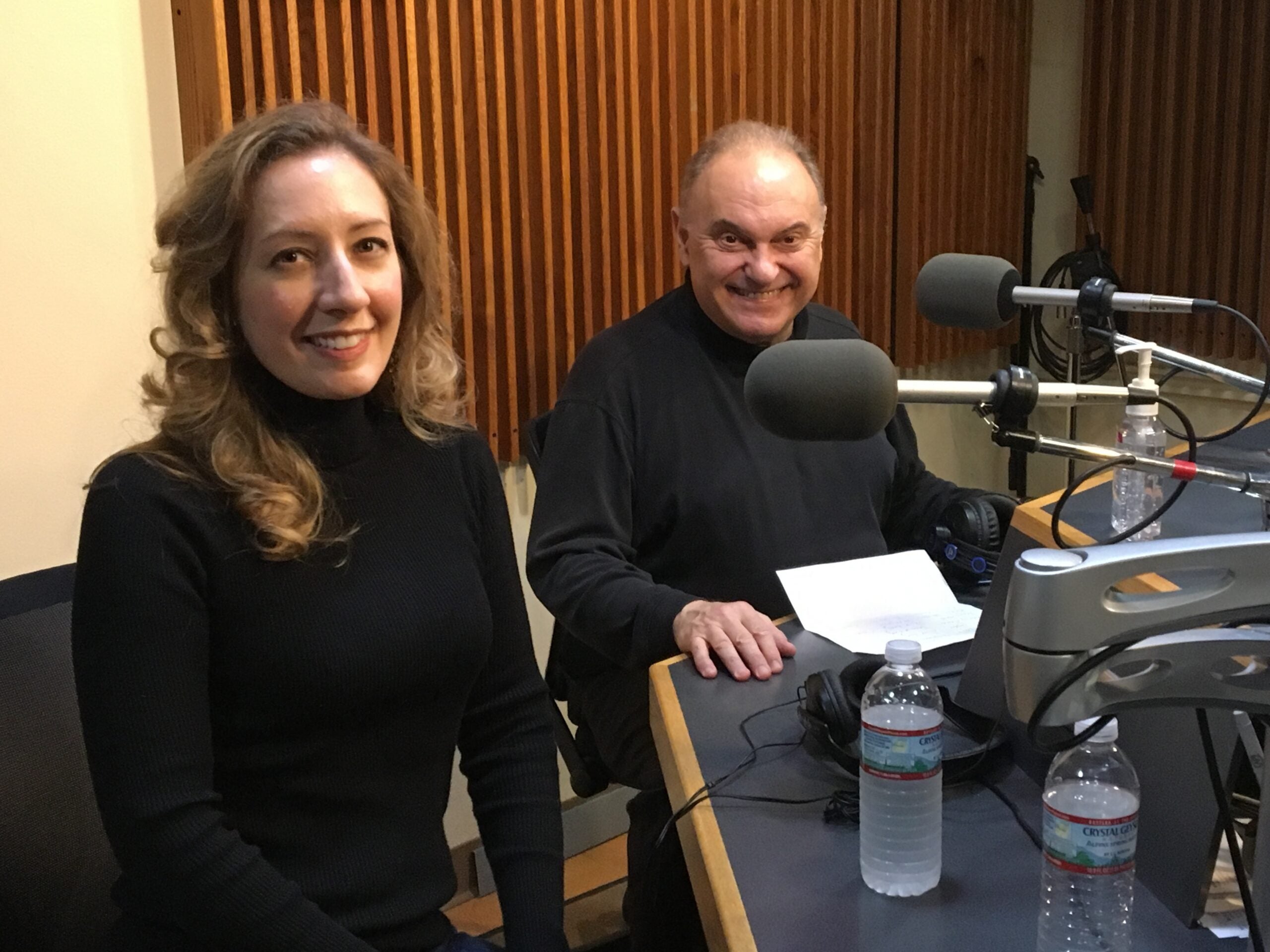 Photo of Soprano Jamie-Rose Guarrine and conductor Joseph Rescigno