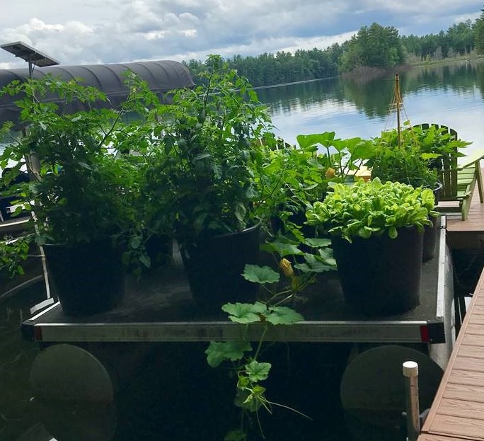 How Northern Wisconsin Resident Keeps His Garden Afloat
