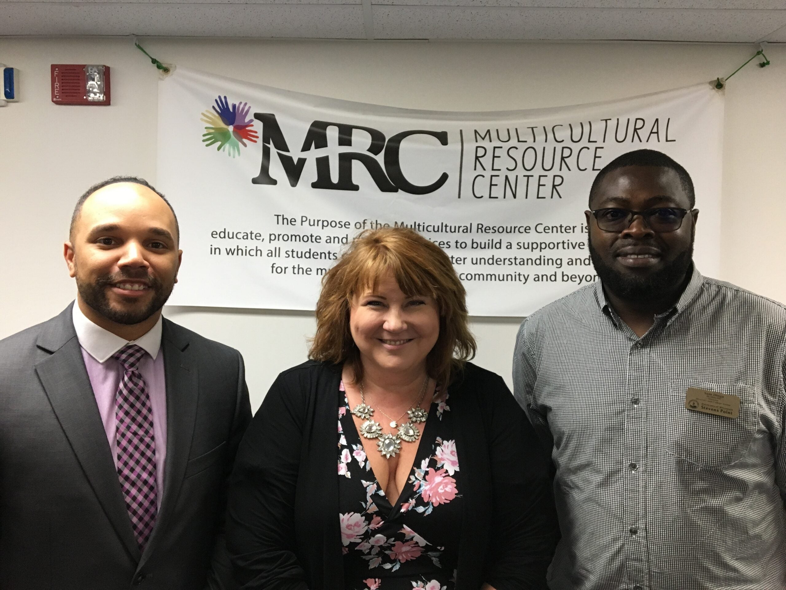 Marc Young, Shereen Siewert, and Dr. Sam Dinga