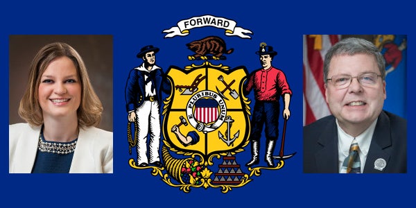 State Reps. Katrina Shankland and Patrick Snyder