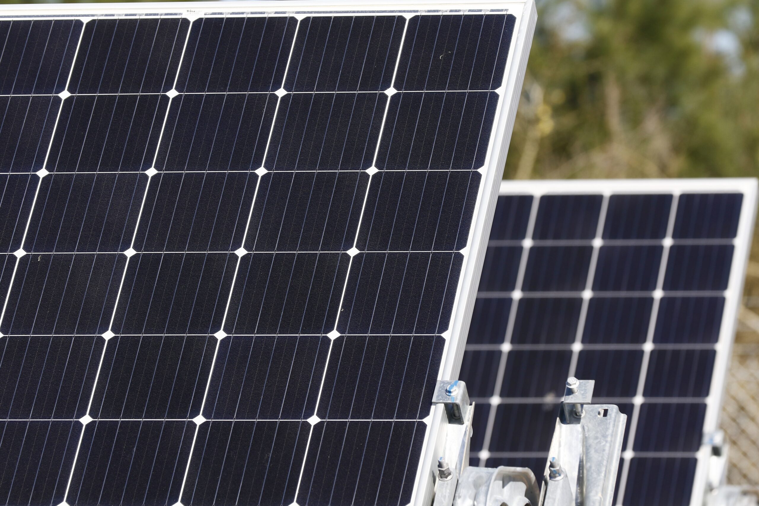 solar panel close up