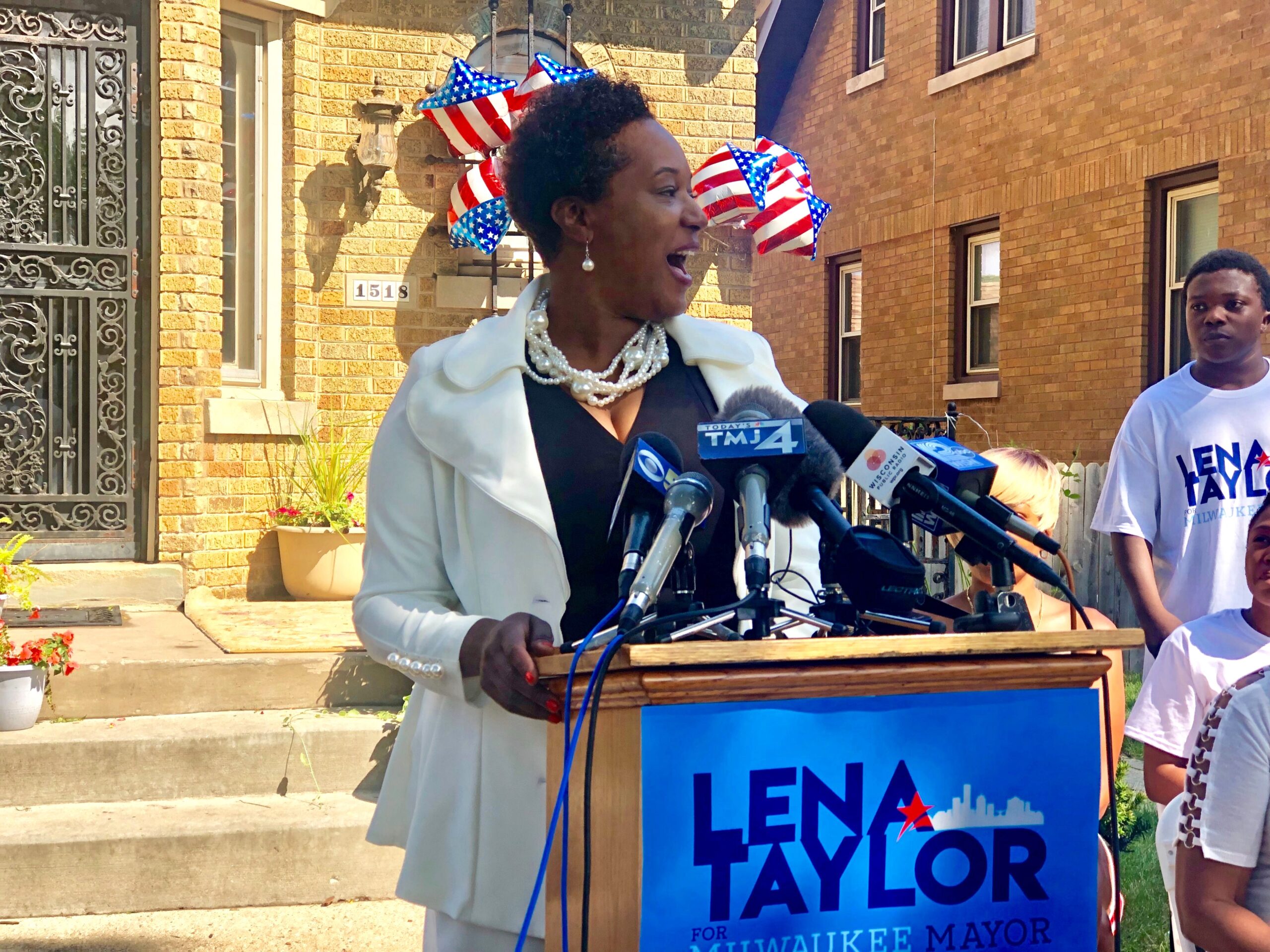 State Sen. Lena Taylor announces her bid for Milwaukee Mayor