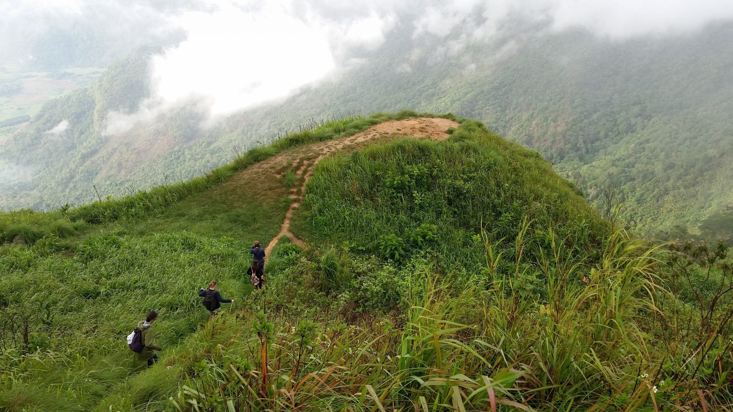 A mountain hike up Pu Chi-Fa during a trip to Thailand last summer.