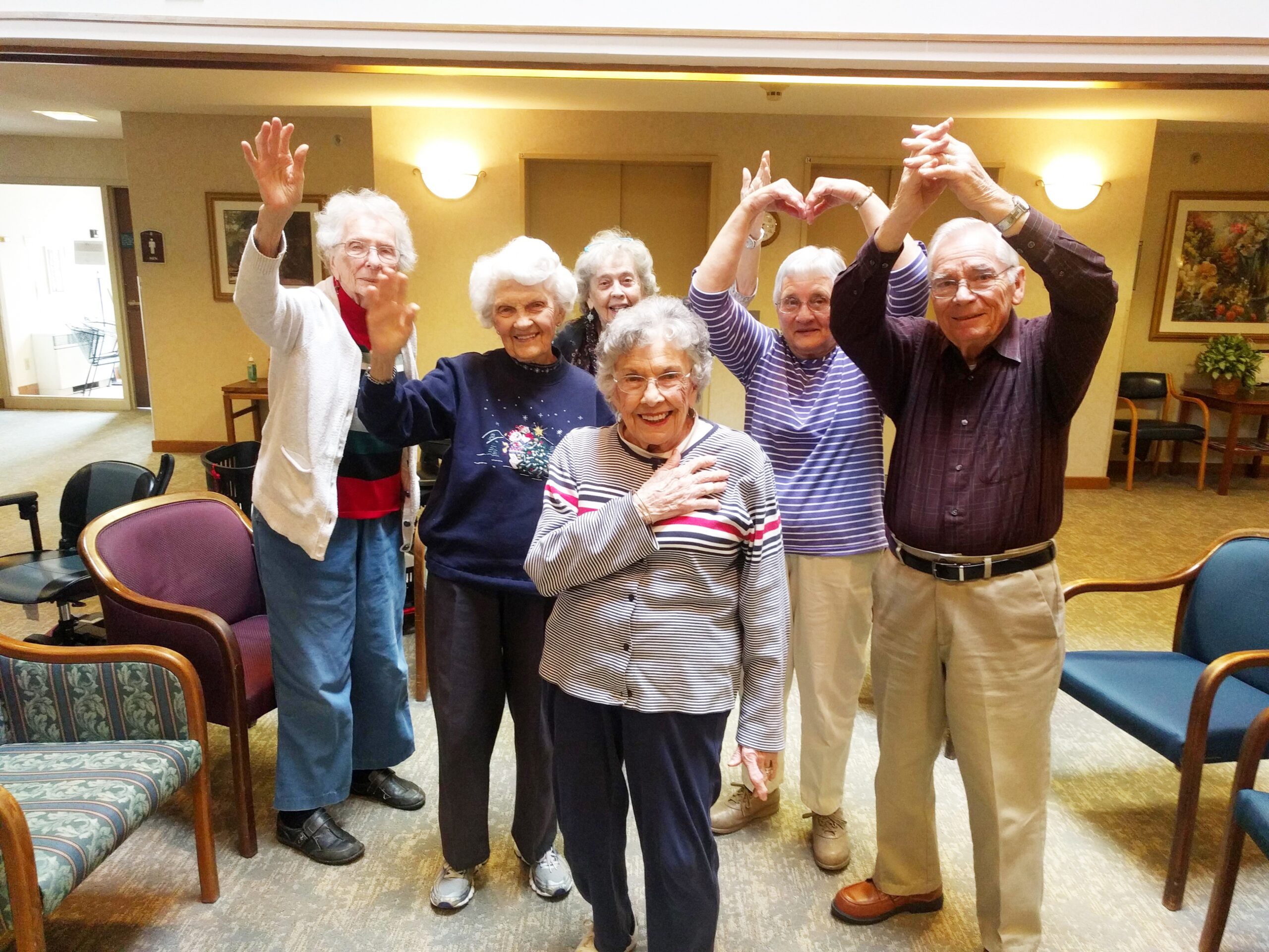 Residents at Luther Manor in Milwaukee