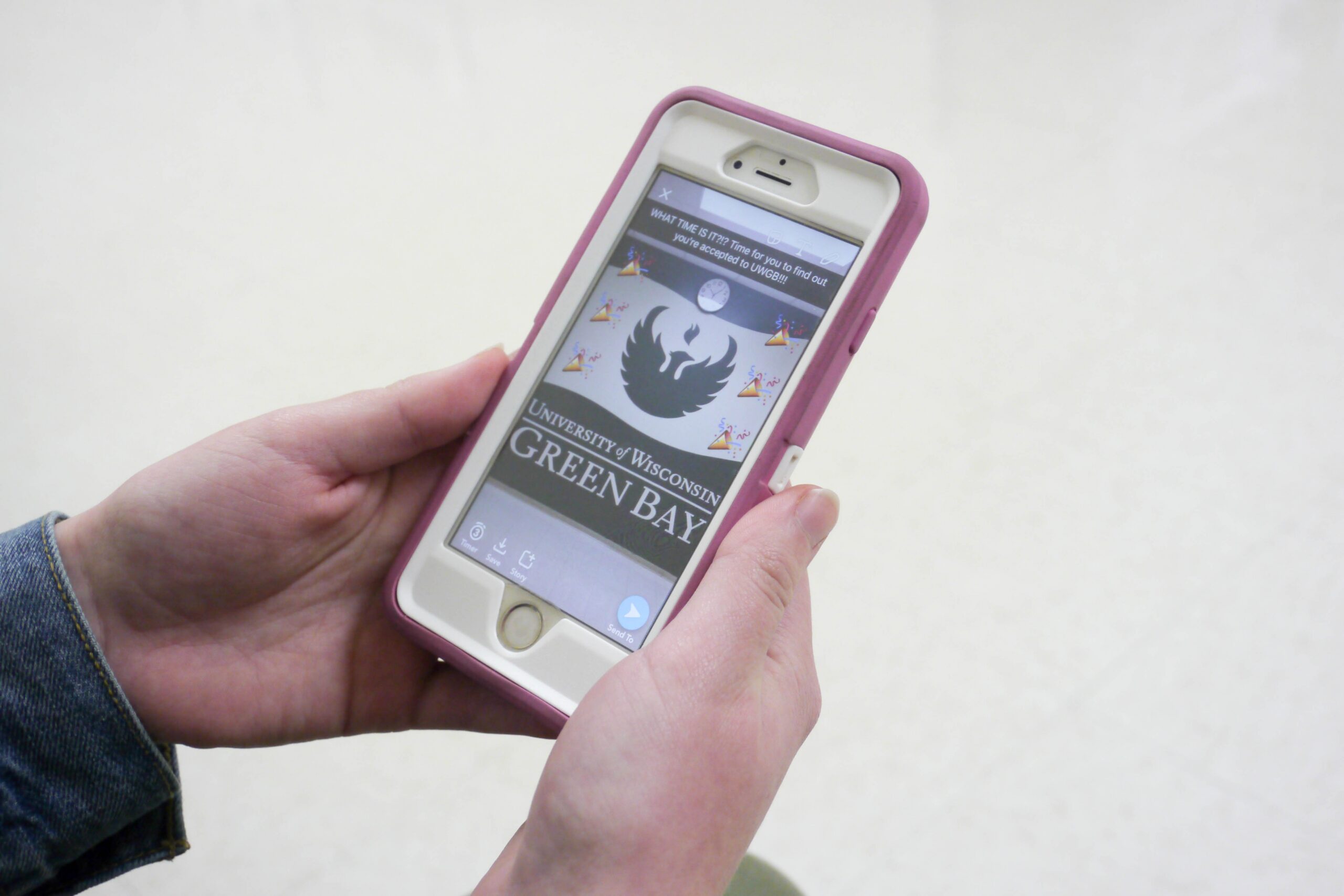 UW-Green Bay Using Snapchat To Inform Students Of Acceptance