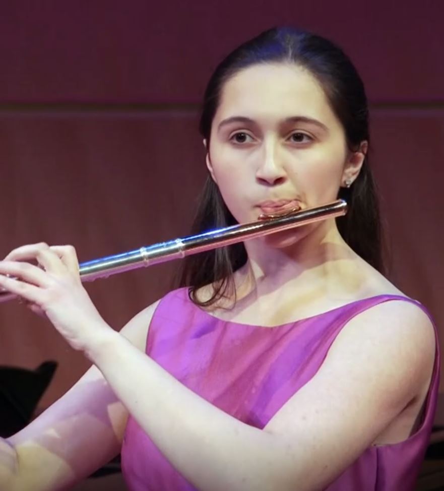 Flutist Holly Venkitaswaran