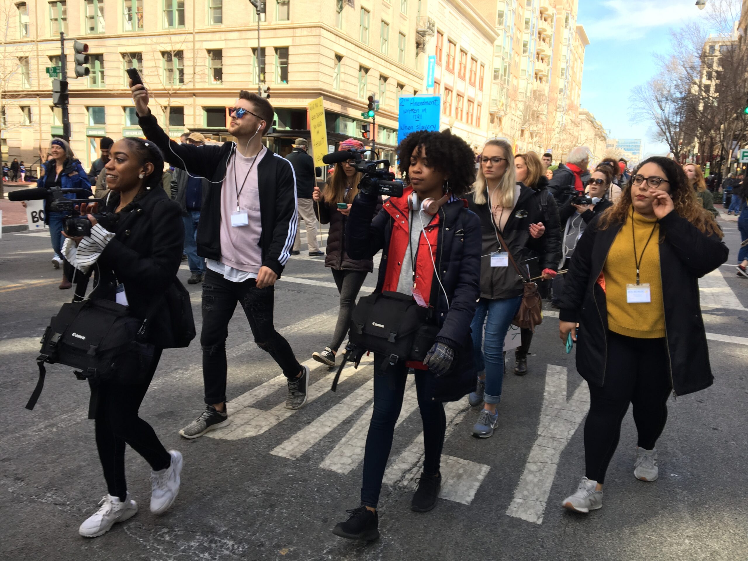 Milwaukee Student Journalists Balance Objectivity, Emotion At D.C. Gun March