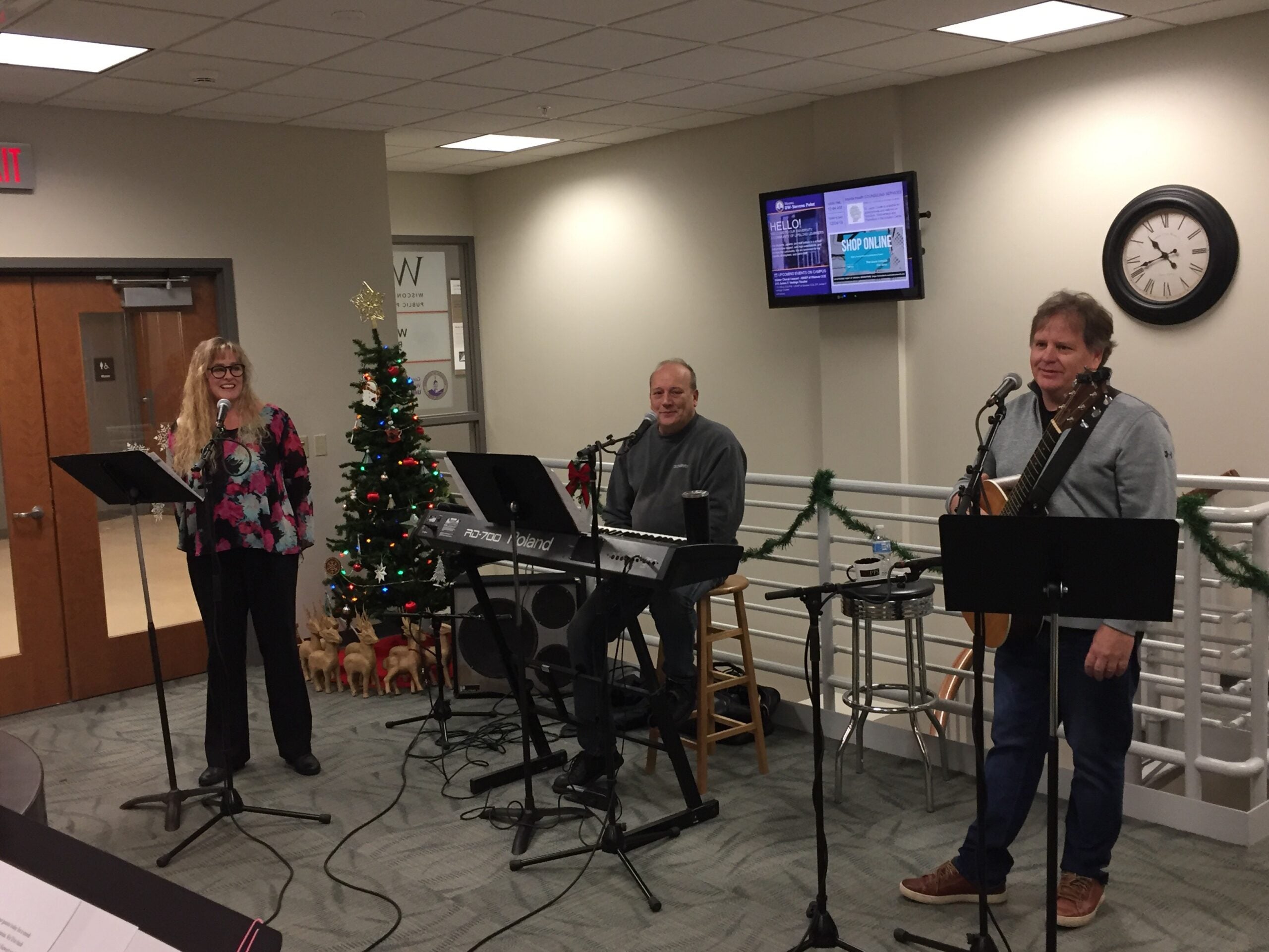 Members of the John Altenburgh Christmas Extravaganza