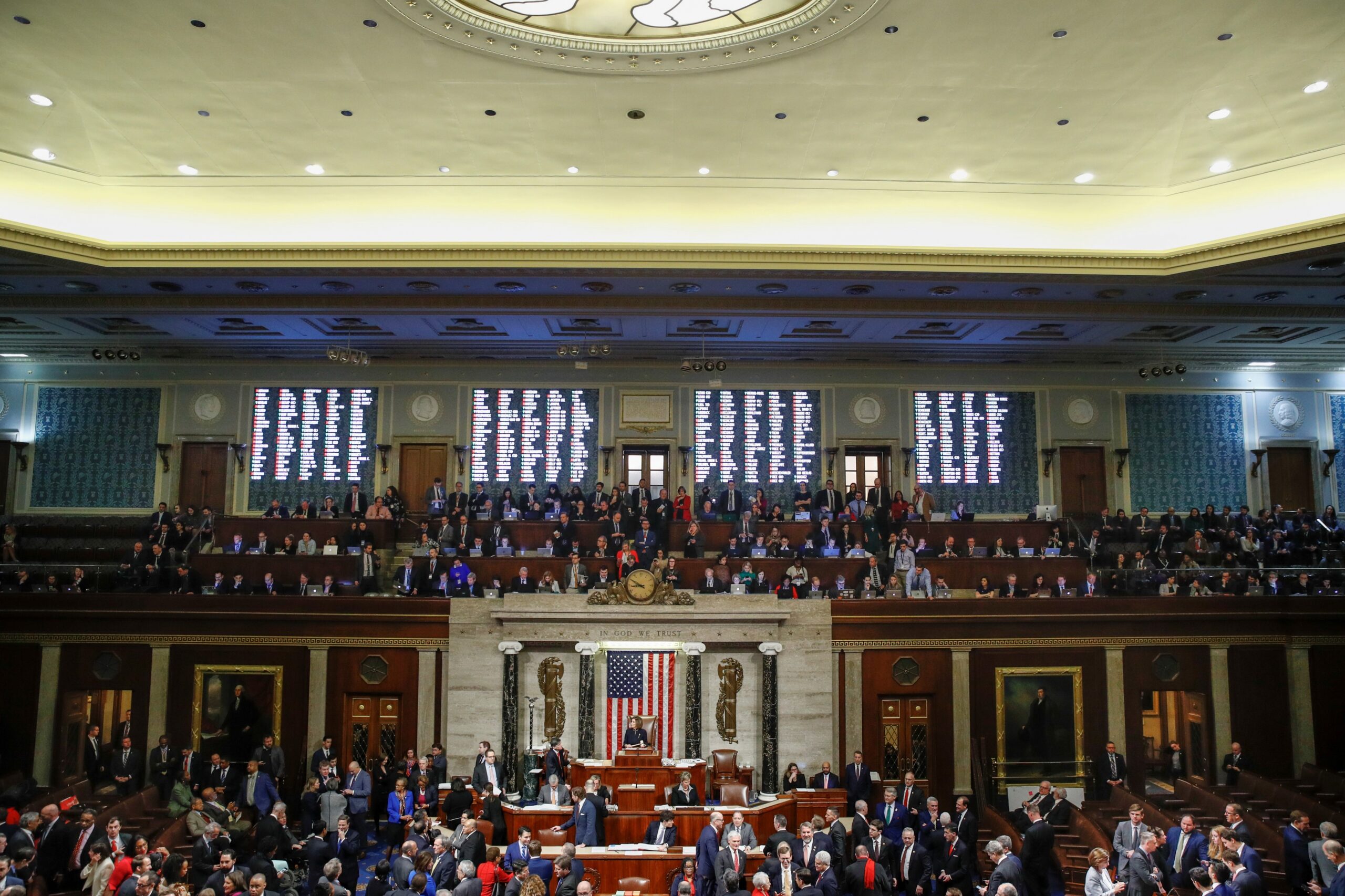 House members vote on articles of impeachment