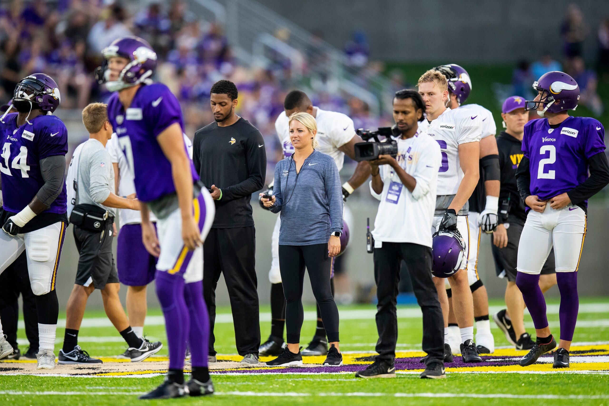 This Wisconsin Native Grew Up A Packers Fan. Now She’s A Vikings Scout