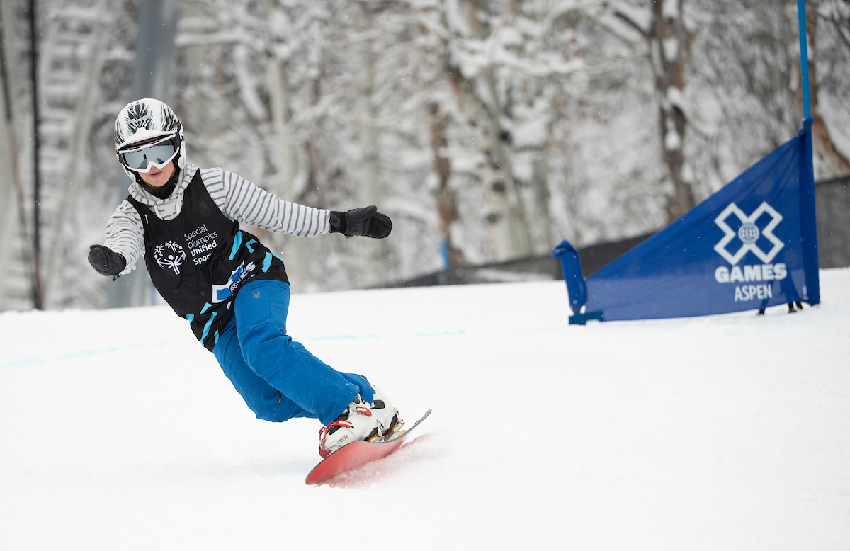 Wisconsin snowboarder Daina Shilts shows off her skills at the X Games