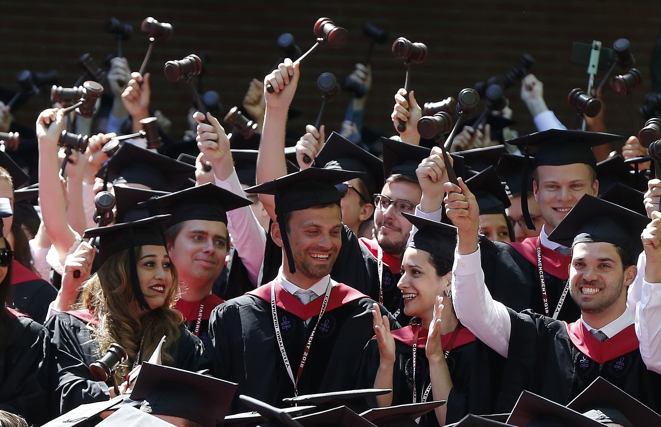Harvard Law School graduates on commencement