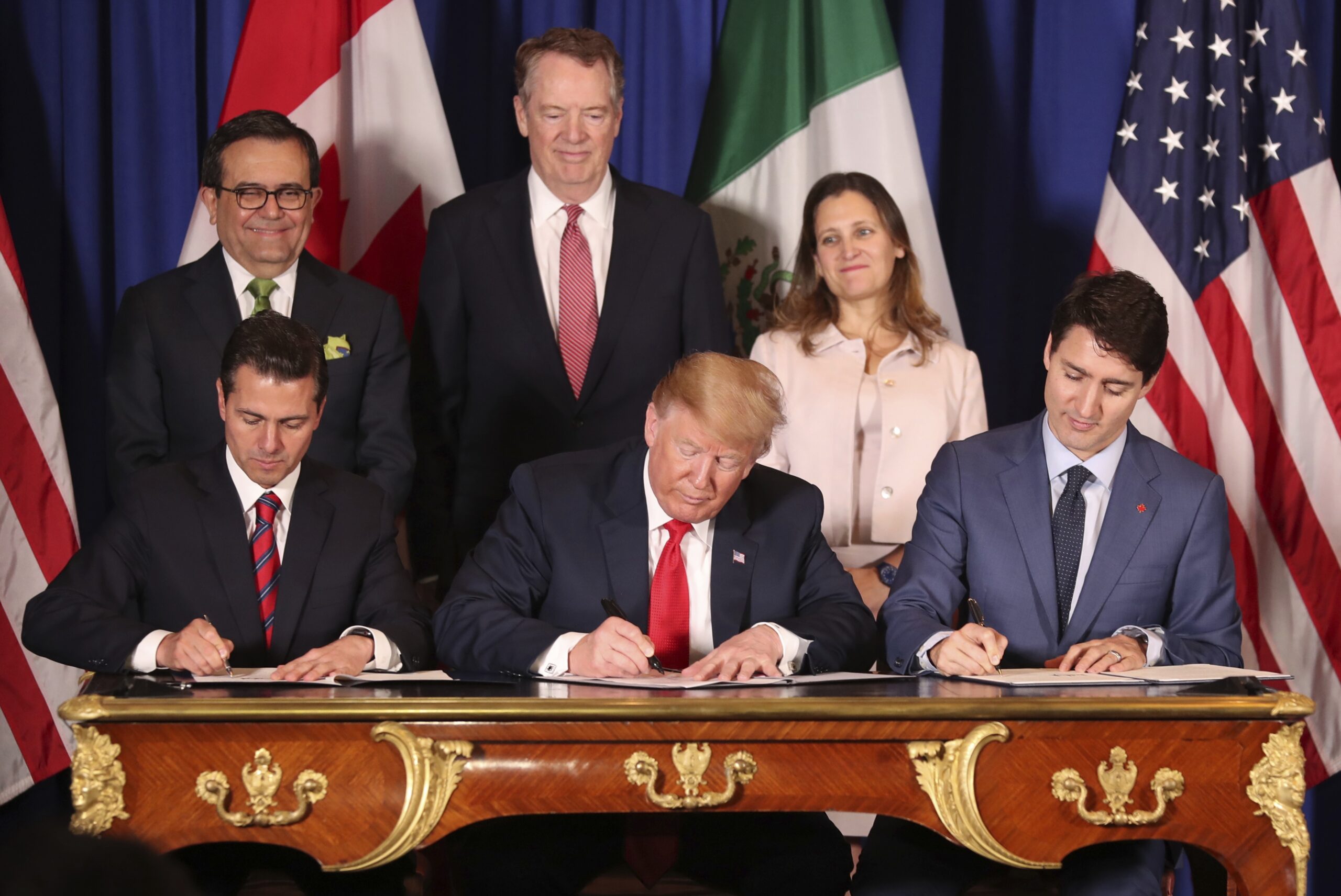 trade agreement, Trump, Trudeau, Nieta, Canada, Mexico