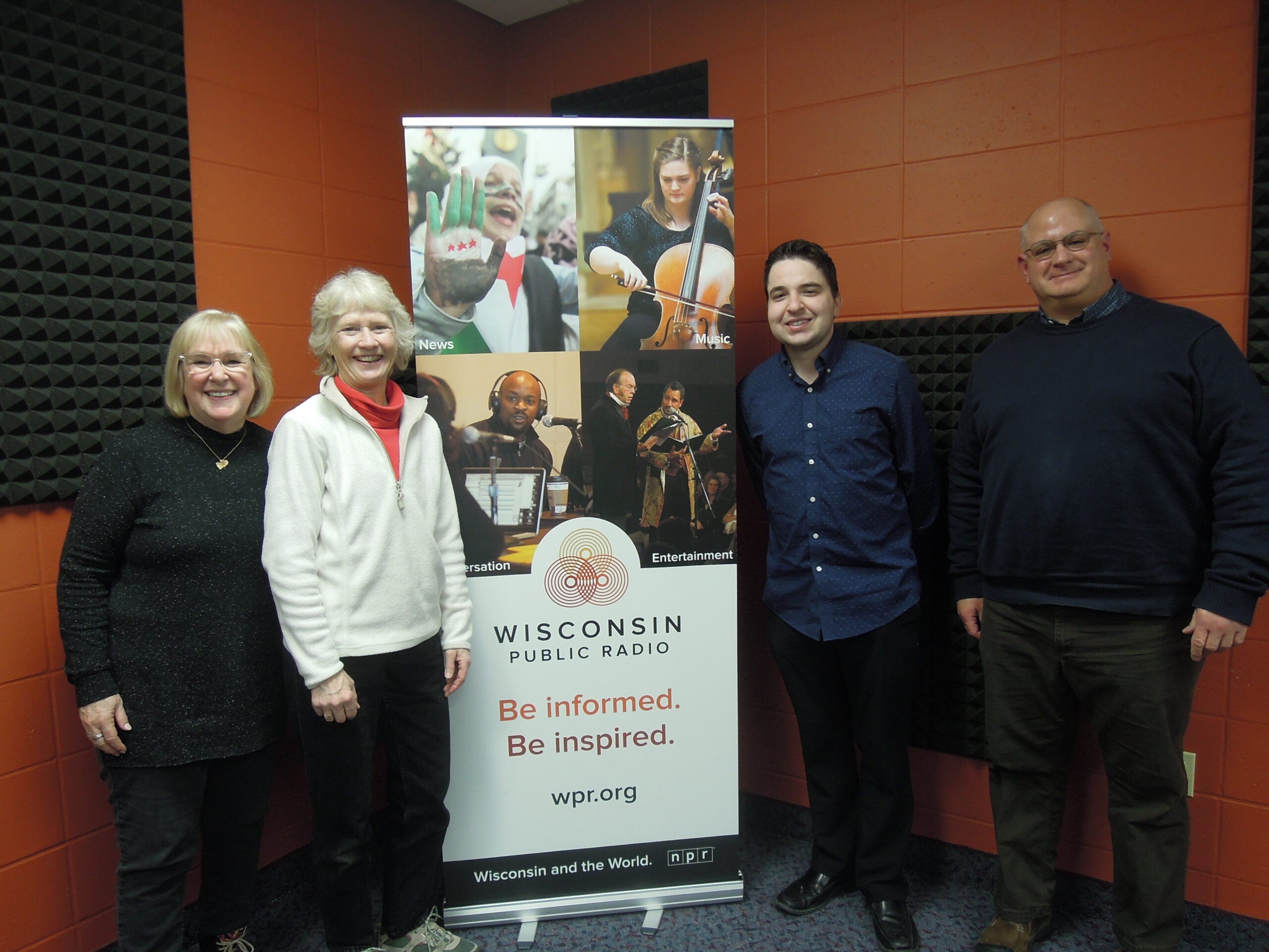 Mary Nugent, Julie Nelson, Anthony Chergosky and Sam Scinta