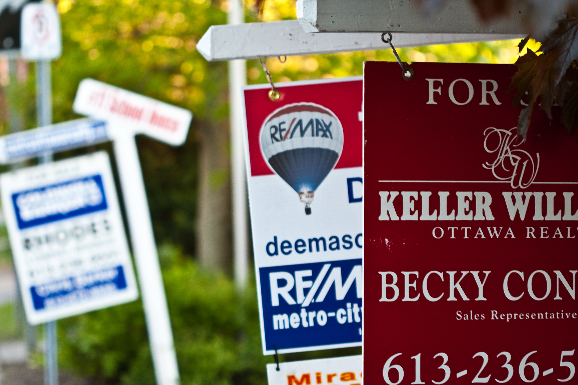 real estate for sale signs